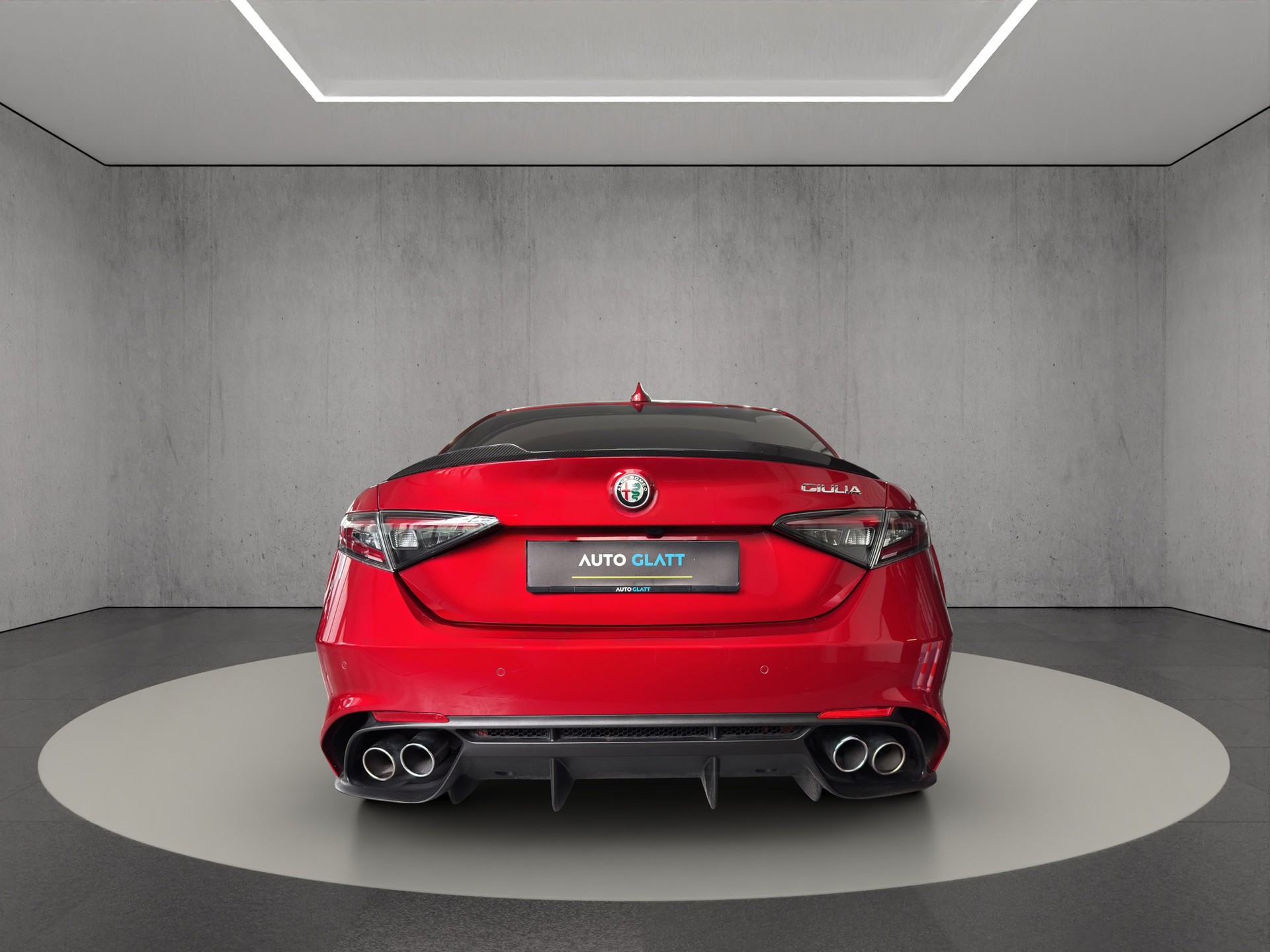 ALFA ROMEO Giulia 2.9 V6 Quadrifoglio "Rosso Etna"-image-5