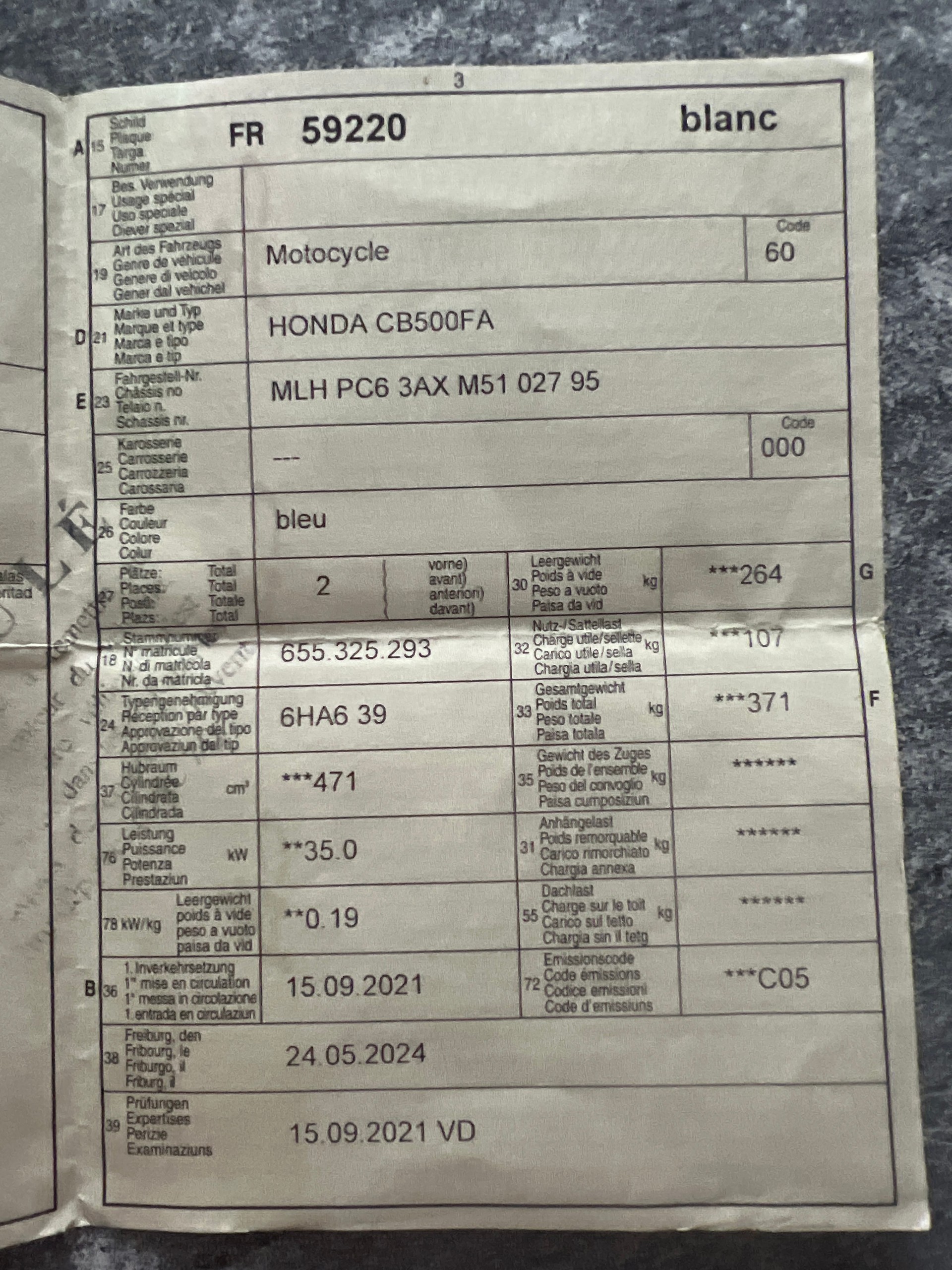 HONDA CB 500 F-image-4