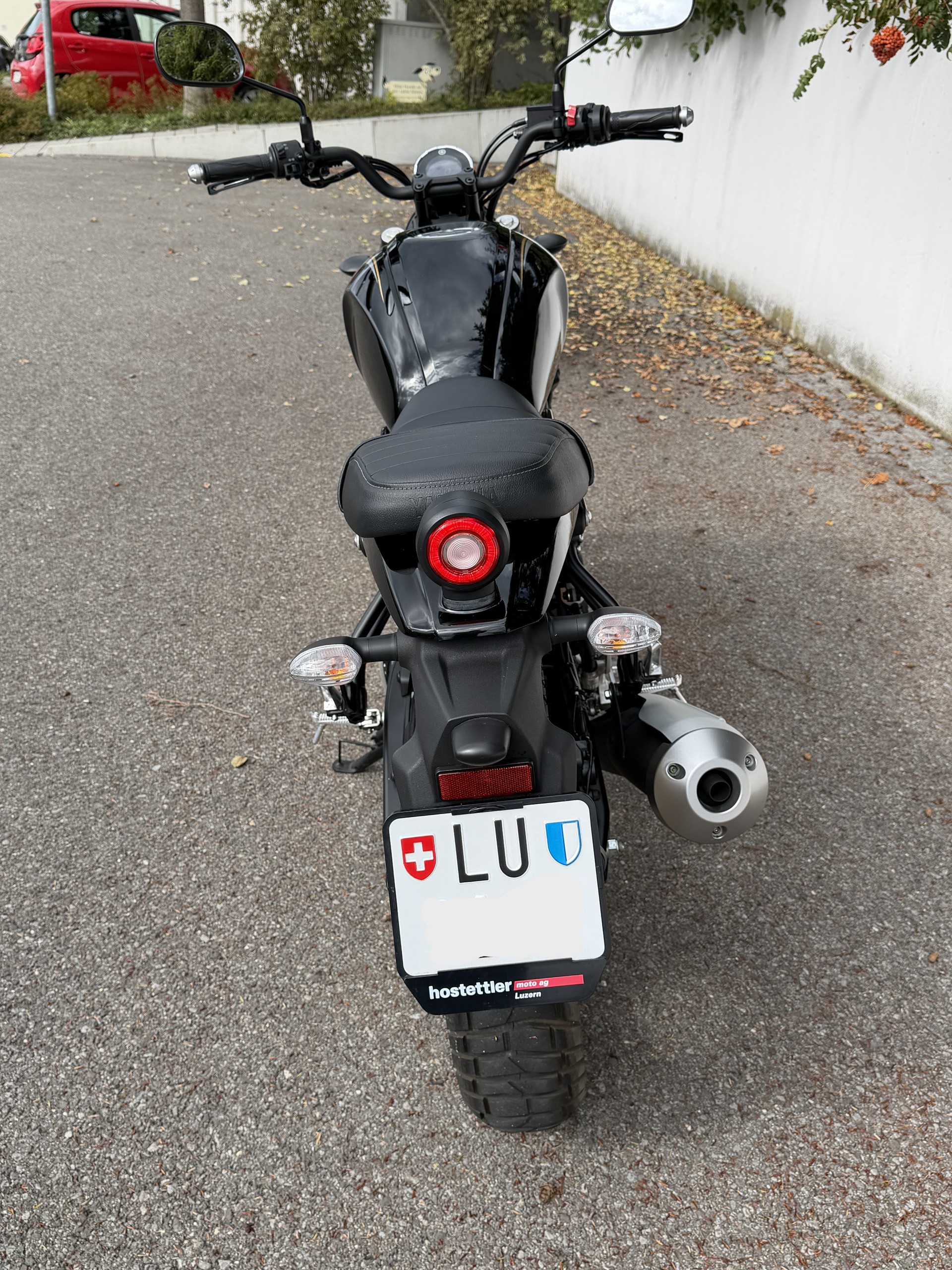 YAMAHA Legacy, MIZU Tieferlegung, Sattler, Puig (kleinere) Bremshebel wegen kleinerer Fahrerin-image-2