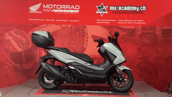 HONDA Forza 350 Smart Top Box 2026*Neufahrzeug**Pearl Falcon Grey**Modell 2026**