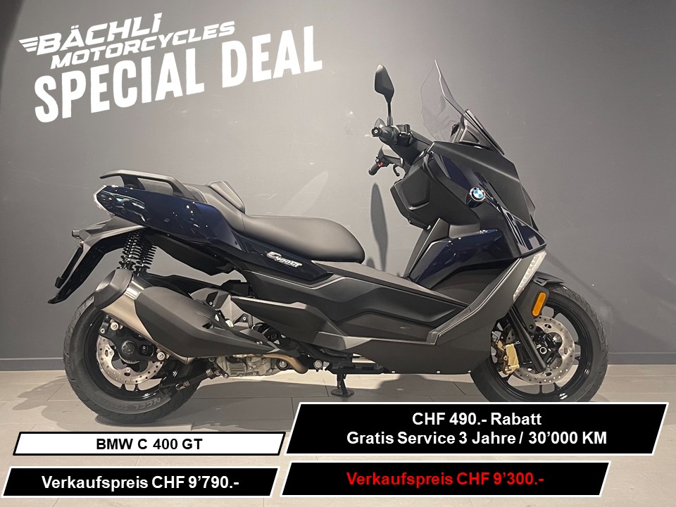 BMW C 400 GT ABS GRATIS SERVICE & BÄCHLI JUBI DEAL-image-0