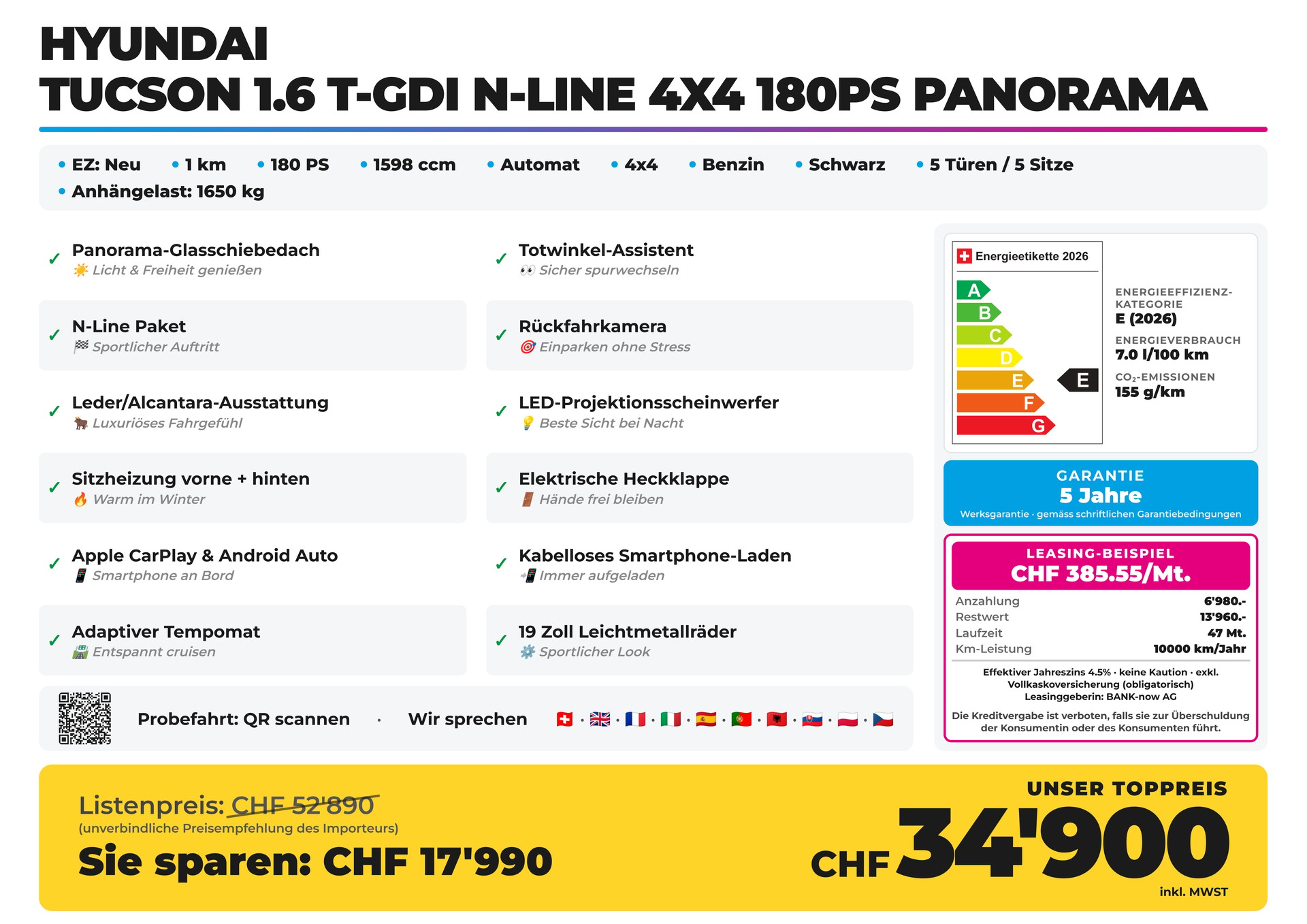 HYUNDAI Tucson 1.6 T-GDI N-Line 4x4 180PS Panorama-showroom-element-1