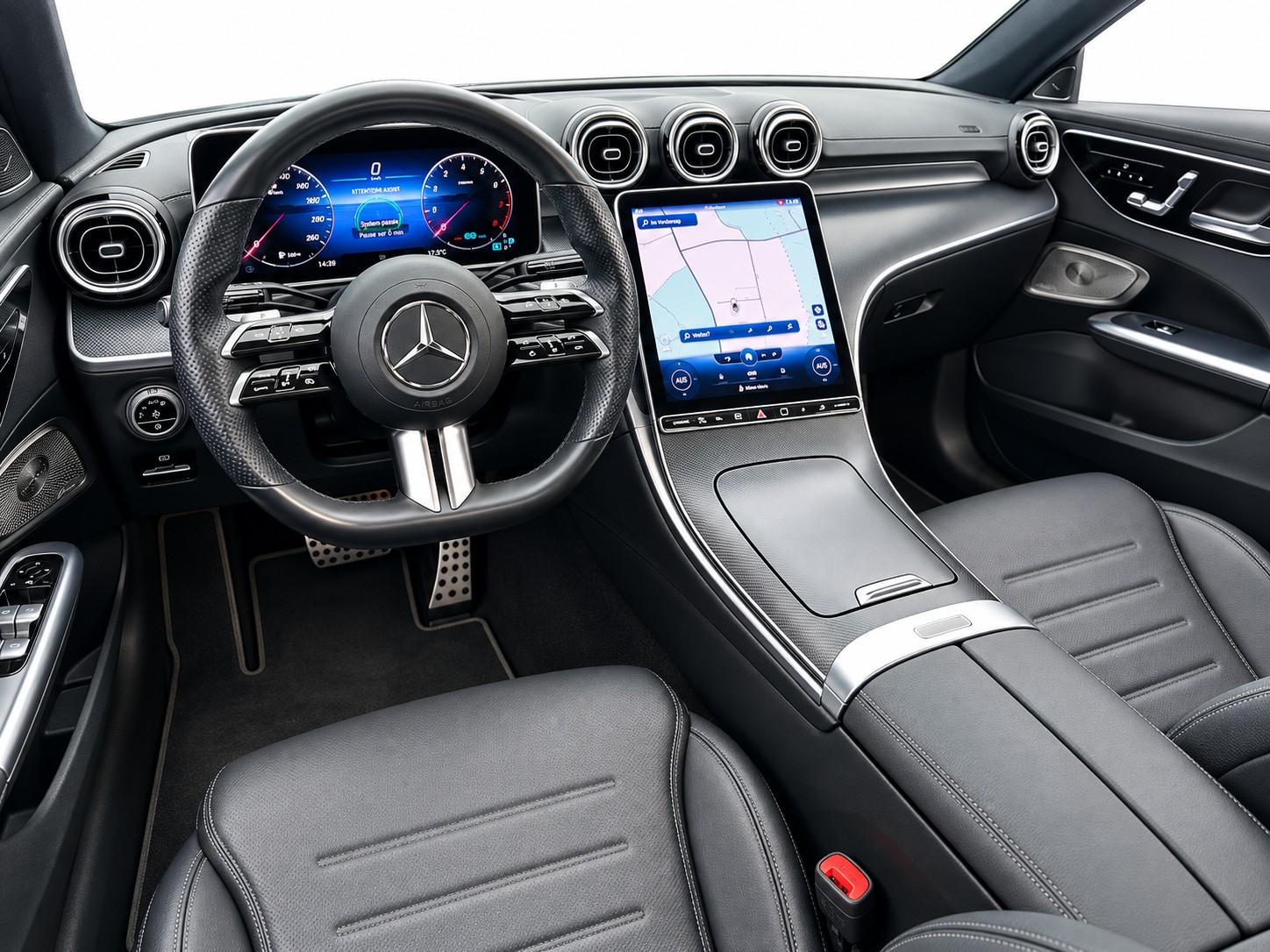 MERCEDES-BENZ C 300 AMG Line 4matic * Panorama * Pack Sport Black * Fahrassistenz Plus CH FAHRZEUG *-image-16