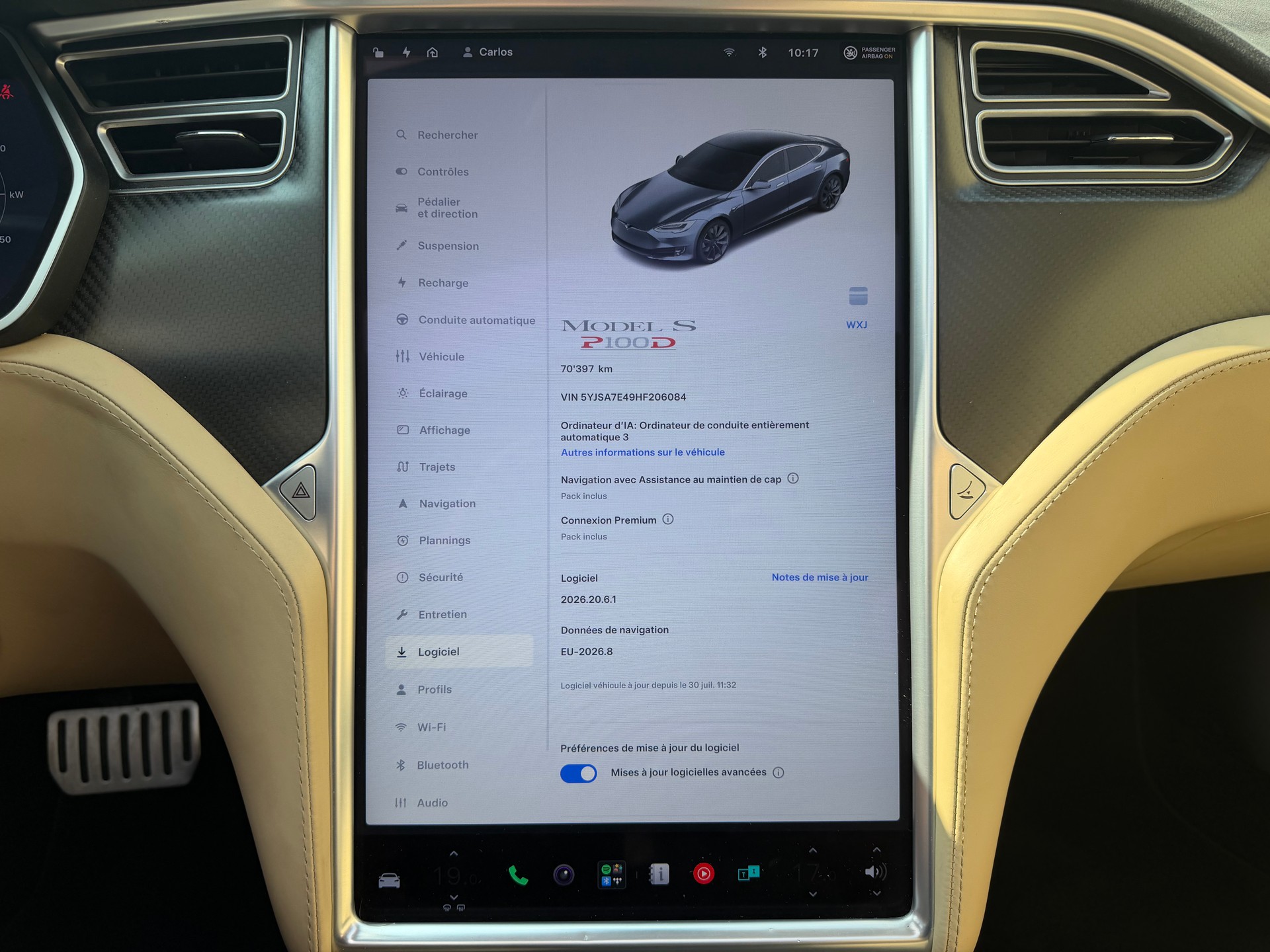 TESLA Model S 100 D Performance BATTERIE 88%-image-16