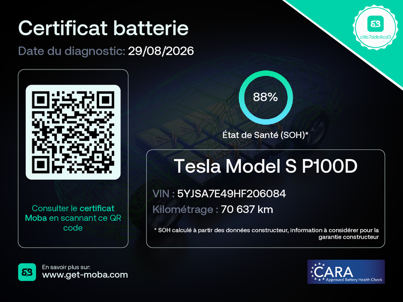 TESLA Model S 100 D Performance BATTERIE 88%-showroom-element-1