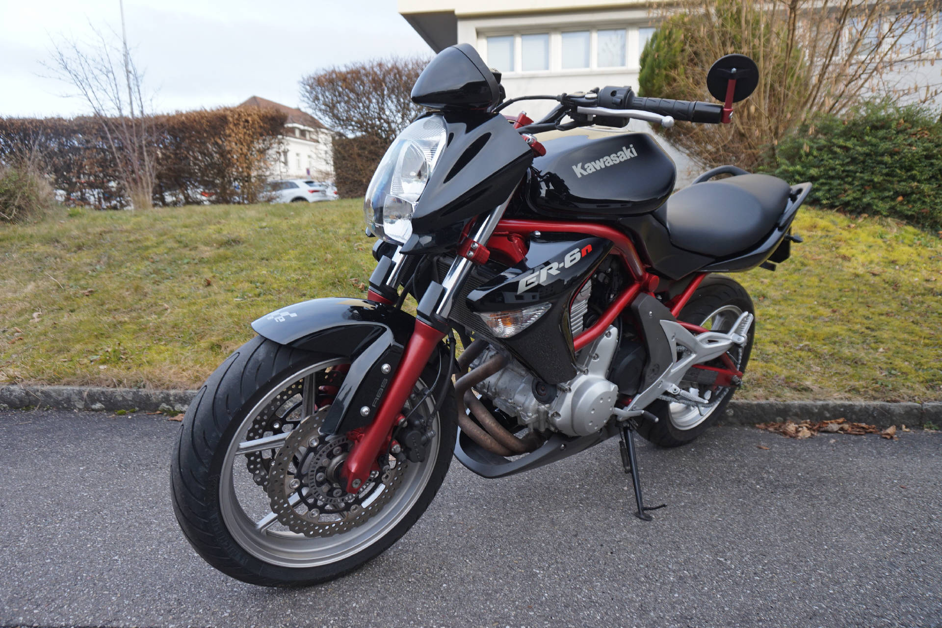 KAWASAKI ER-6n ABS ABS mit GPR Auspuff-image-1