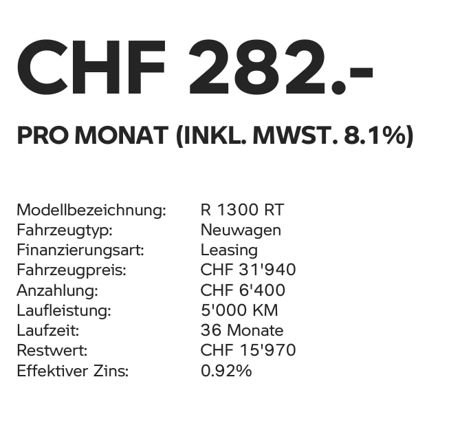 BMW R 1300 RT - mit 0.9%-Leasing ab 282.-/Monat möglich*-image-4