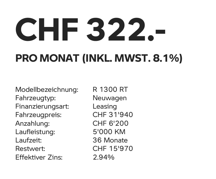 BMW R 1300 RT - mit 2.94%-Leasing ab 322.-/Monat möglich*-image-4