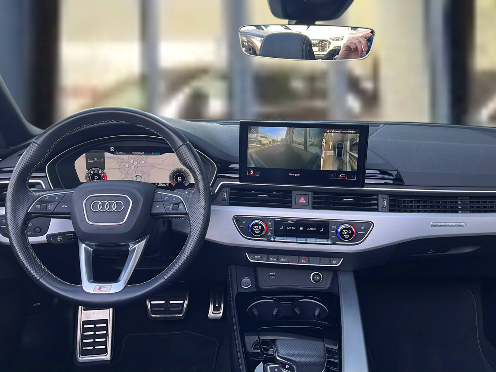 AUDI A5 Cabriolet 40 TFSI S-Line Attraction S-tronic quattro Gletscherweiss Metallic-image-6