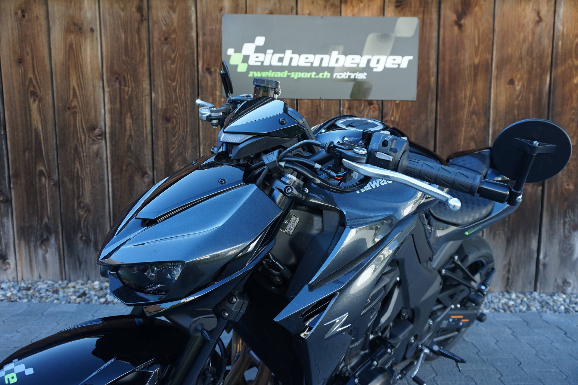 KAWASAKI Z 1100 ABS mit SC Project CR-T Karbon Auspuff-image-4