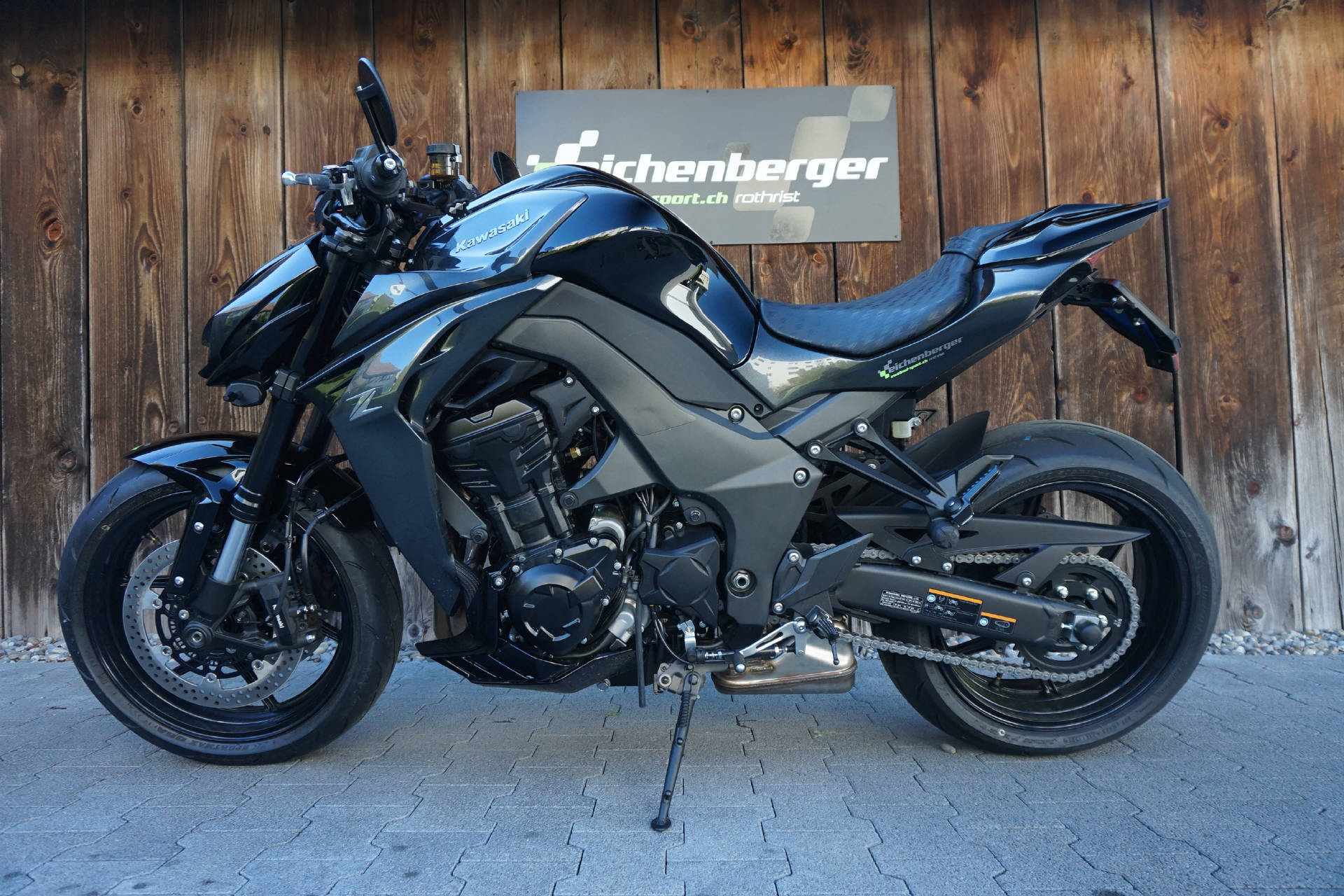 KAWASAKI Z 1100 ABS mit SC Project CR-T Karbon Auspuff-image-6