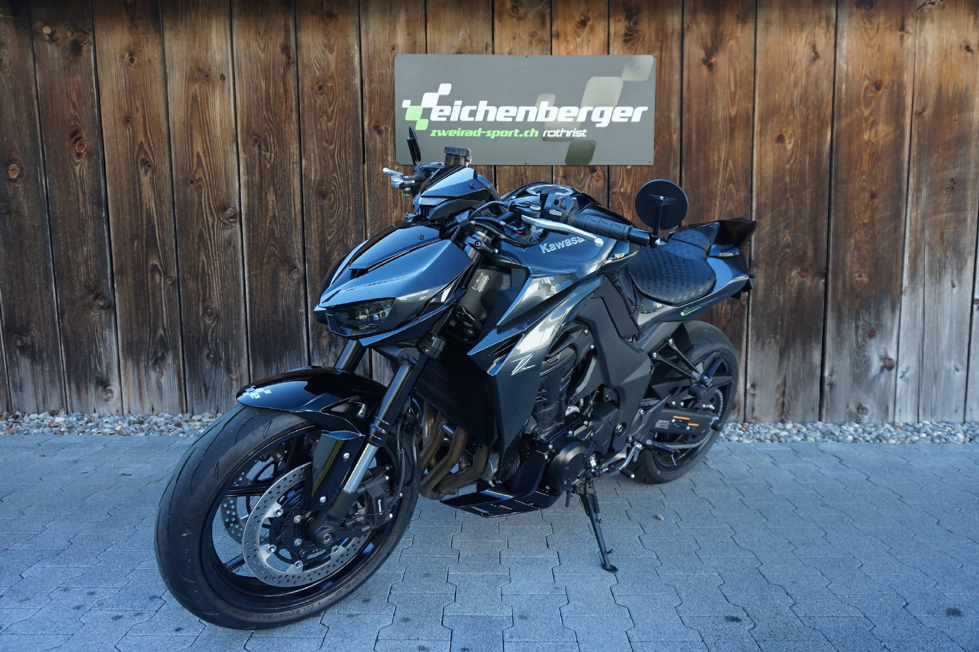 KAWASAKI Z 1100 ABS mit SC Project CR-T Karbon Auspuff-image-1