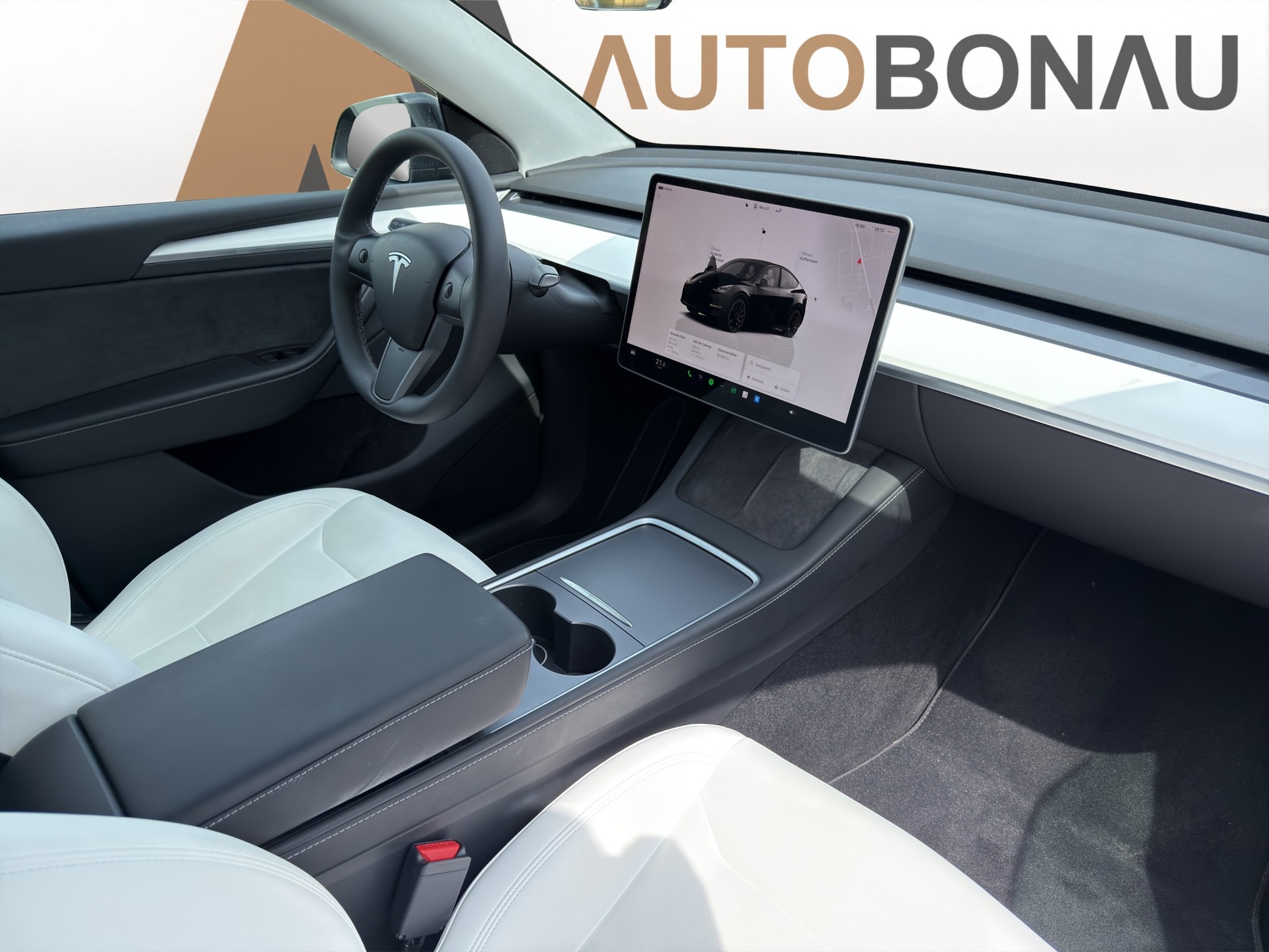 TESLA Model Y Performance D SOC 95.5% Weisses Interieur-image-12
