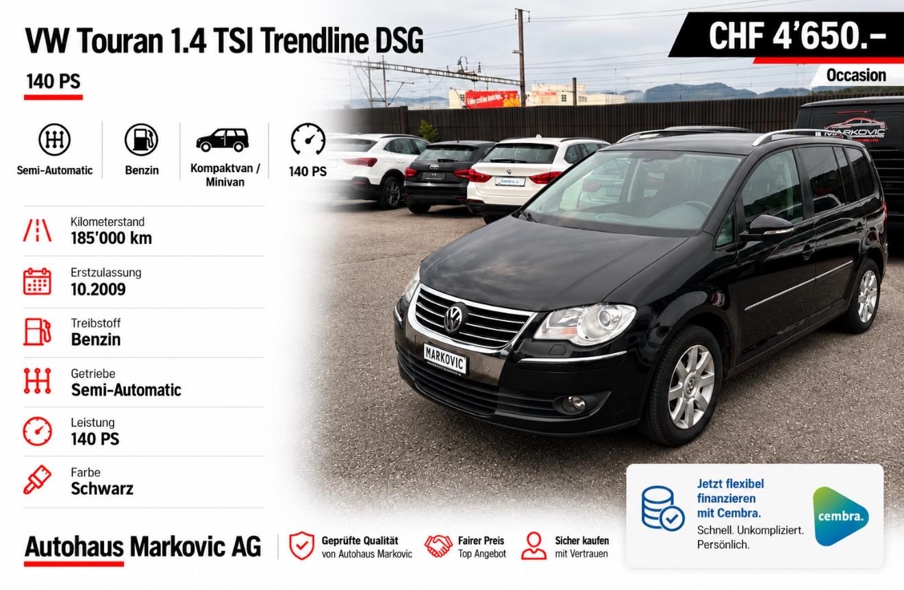 VW Touran 1.4 TSI Trendline DSG