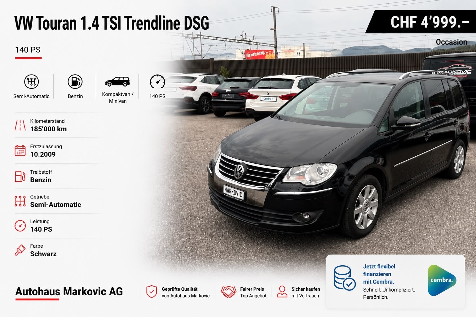 VW Touran 1.4 TSI Trendline DSG