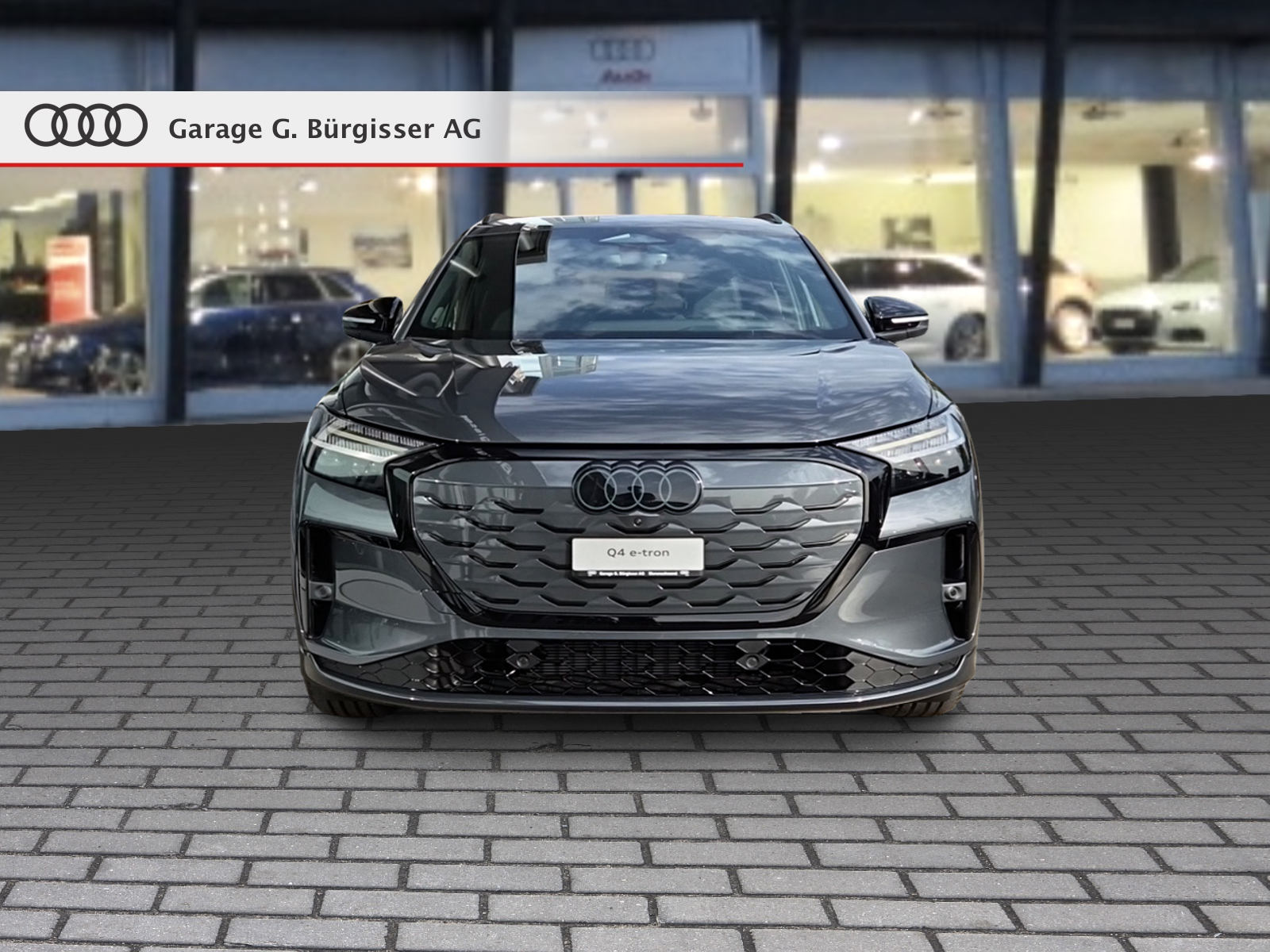AUDI Q4 e-tron SUV quattro performance Attraction Tamboraggrau Metallic-showroom-element-1