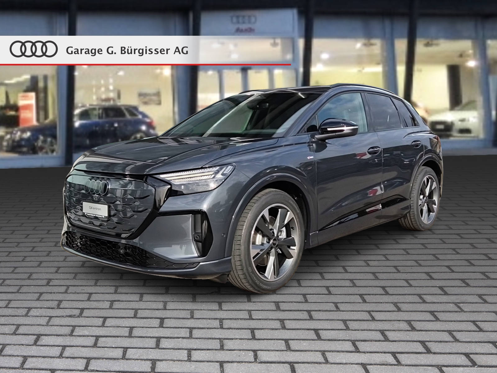 AUDI Q4 e-tron SUV quattro performance Attraction Tamboraggrau Metallic