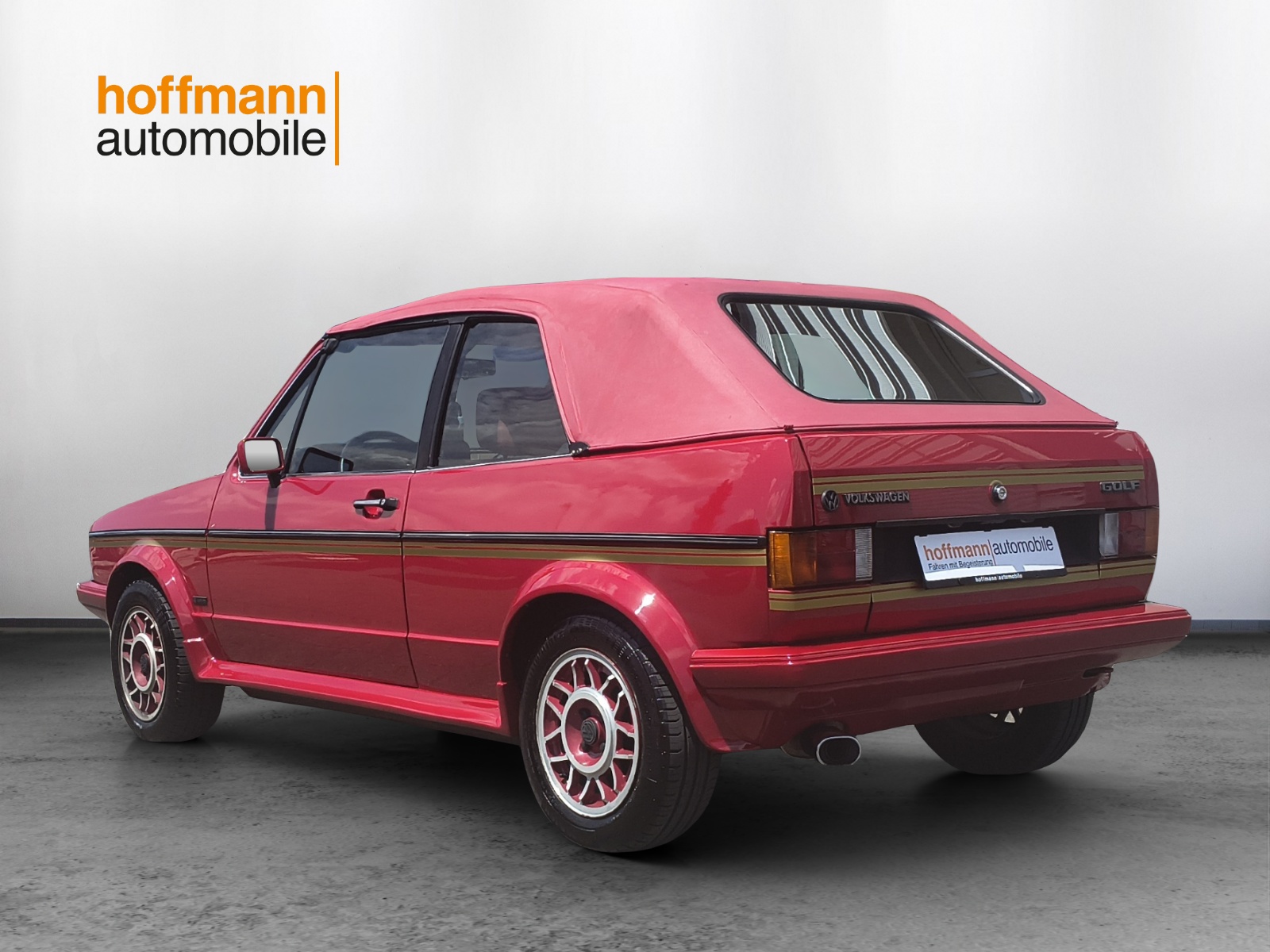 VW Golf Cabriolet 1800 (GL) Red Spezial-showroom-element-3