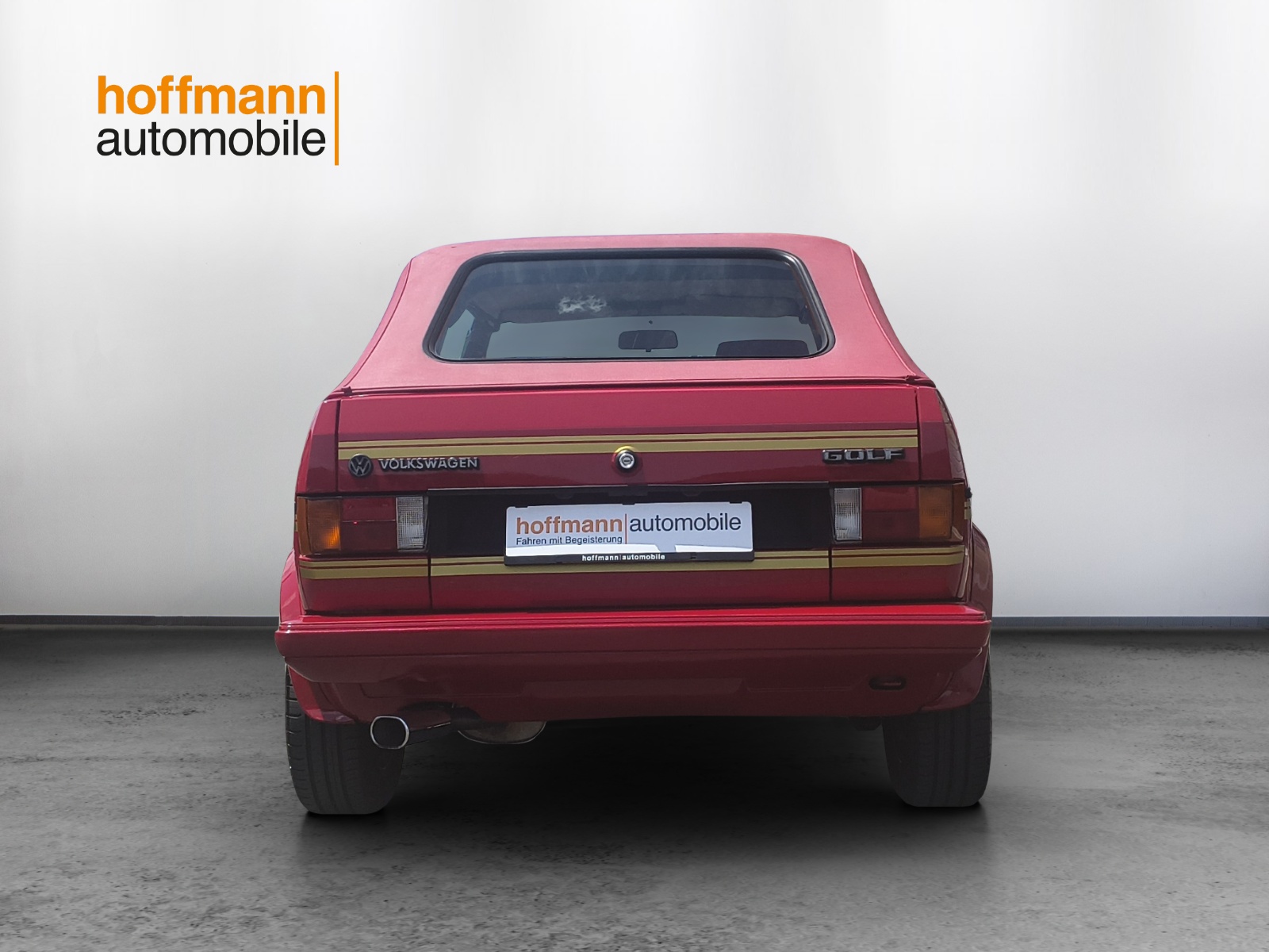 VW Golf Cabriolet 1800 (GL) Red Spezial-showroom-element-2