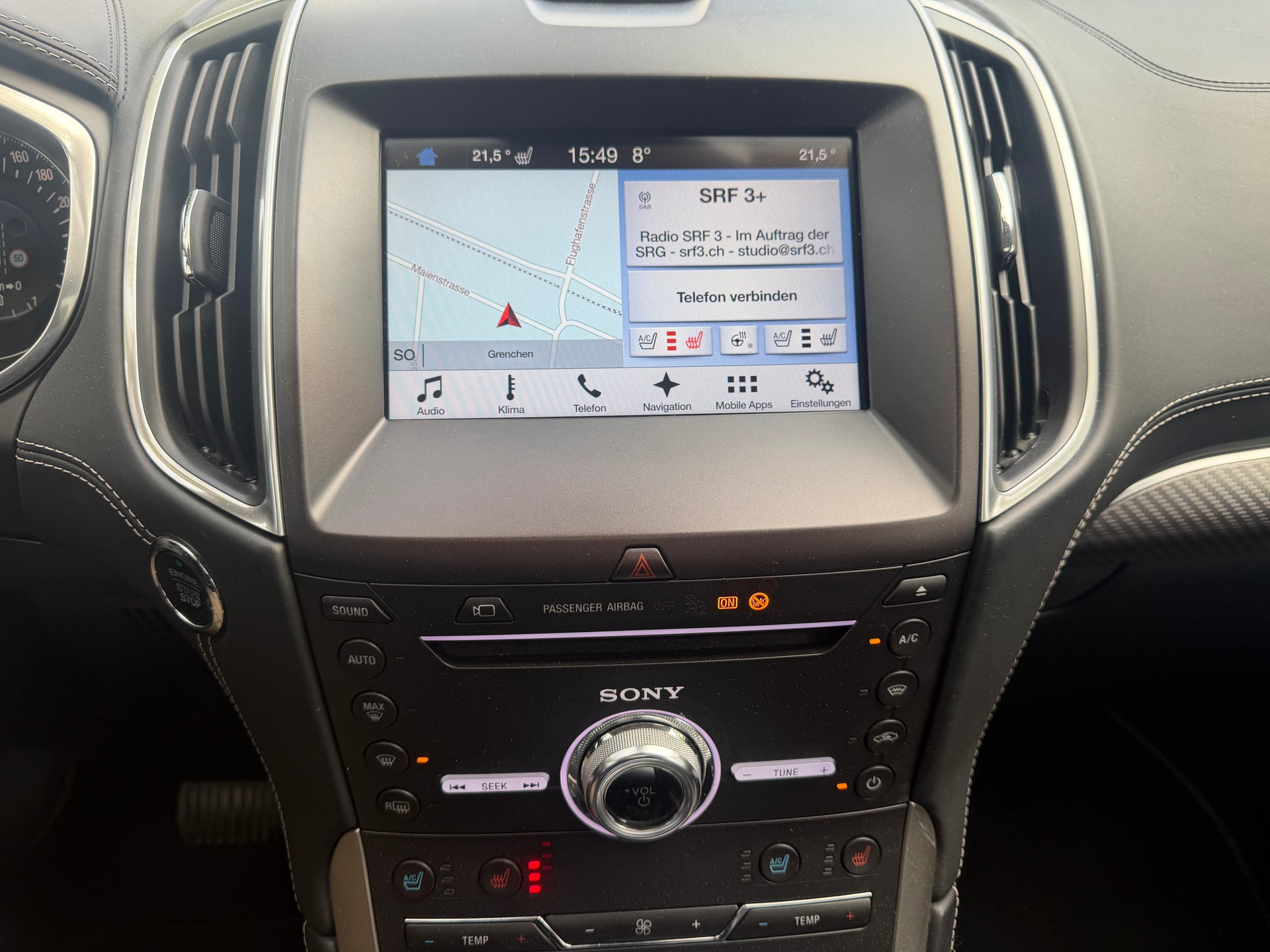 FORD S-Max 2.0 TDCi Vignale AWD PowerShift * 07x Sitze * Leder * Navi * Xenon * Klima-Auto * PDC V&H - RF.Kamera * Tempomat *-image-8