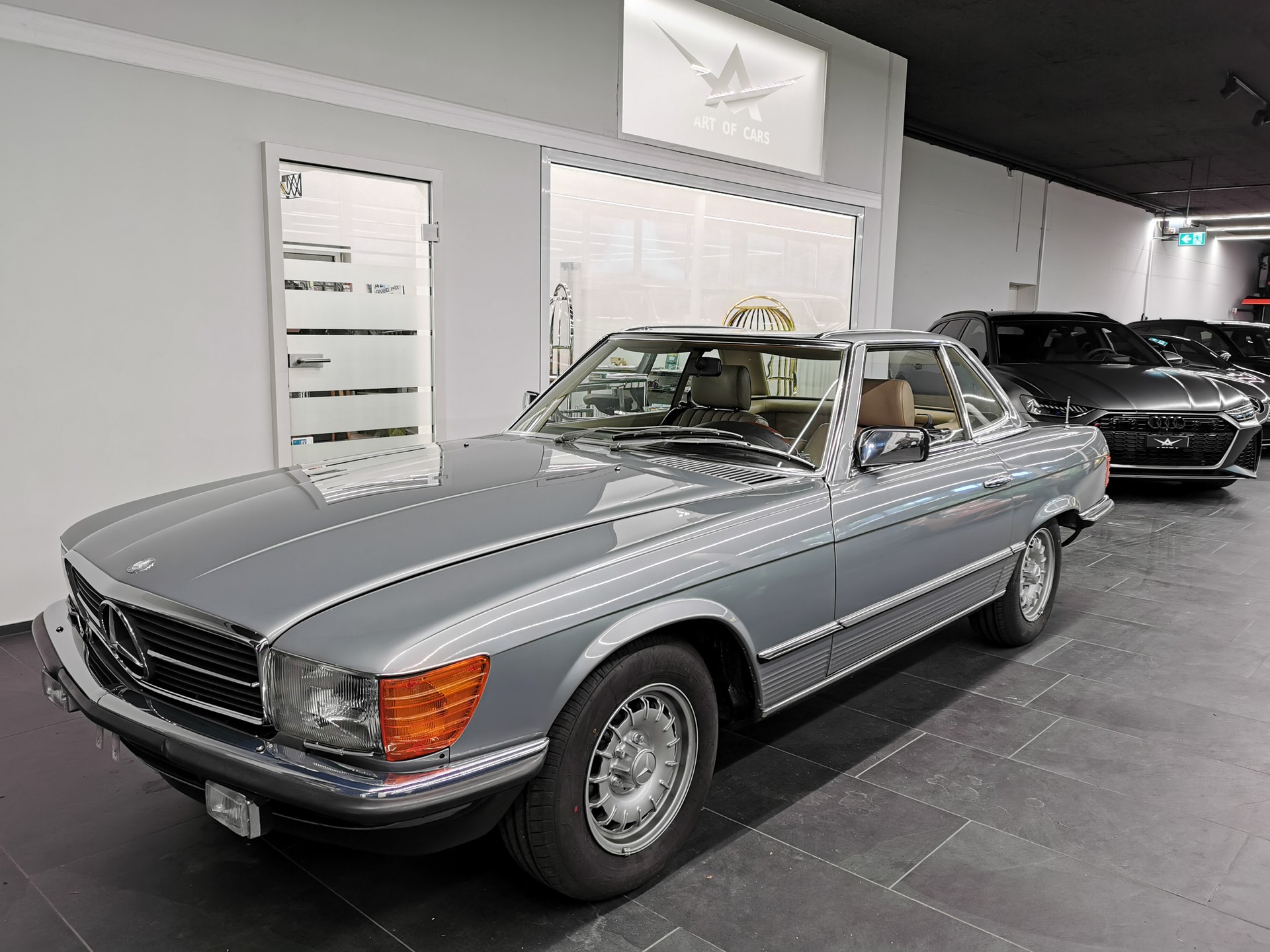 MERCEDES-BENZ SL-Class SL 280 KLIMA R 107 HARDTOP SILBERBLAU MÉT. /BEIGE LEDER 280 SL 185 PS GAR. ORIG. NUR 39' KM KLIMA VETERAN OLDTIMER-image-13