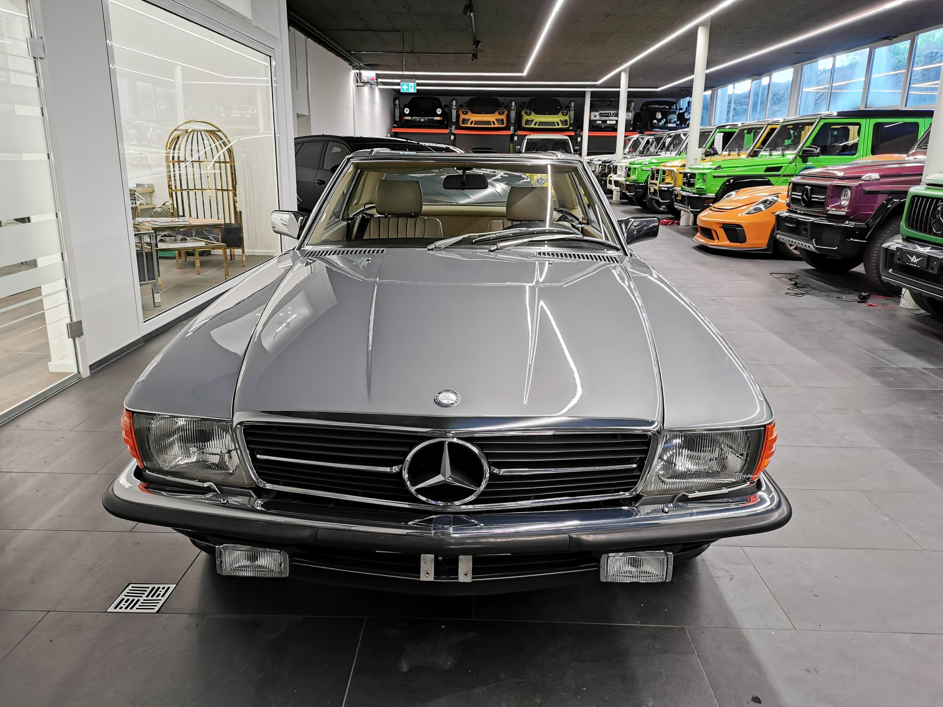 MERCEDES-BENZ SL-Class SL 280 KLIMA R 107 HARDTOP SILBERBLAU MÉT. /BEIGE LEDER 280 SL 185 PS GAR. ORIG. NUR 39' KM KLIMA VETERAN OLDTIMER-image-14