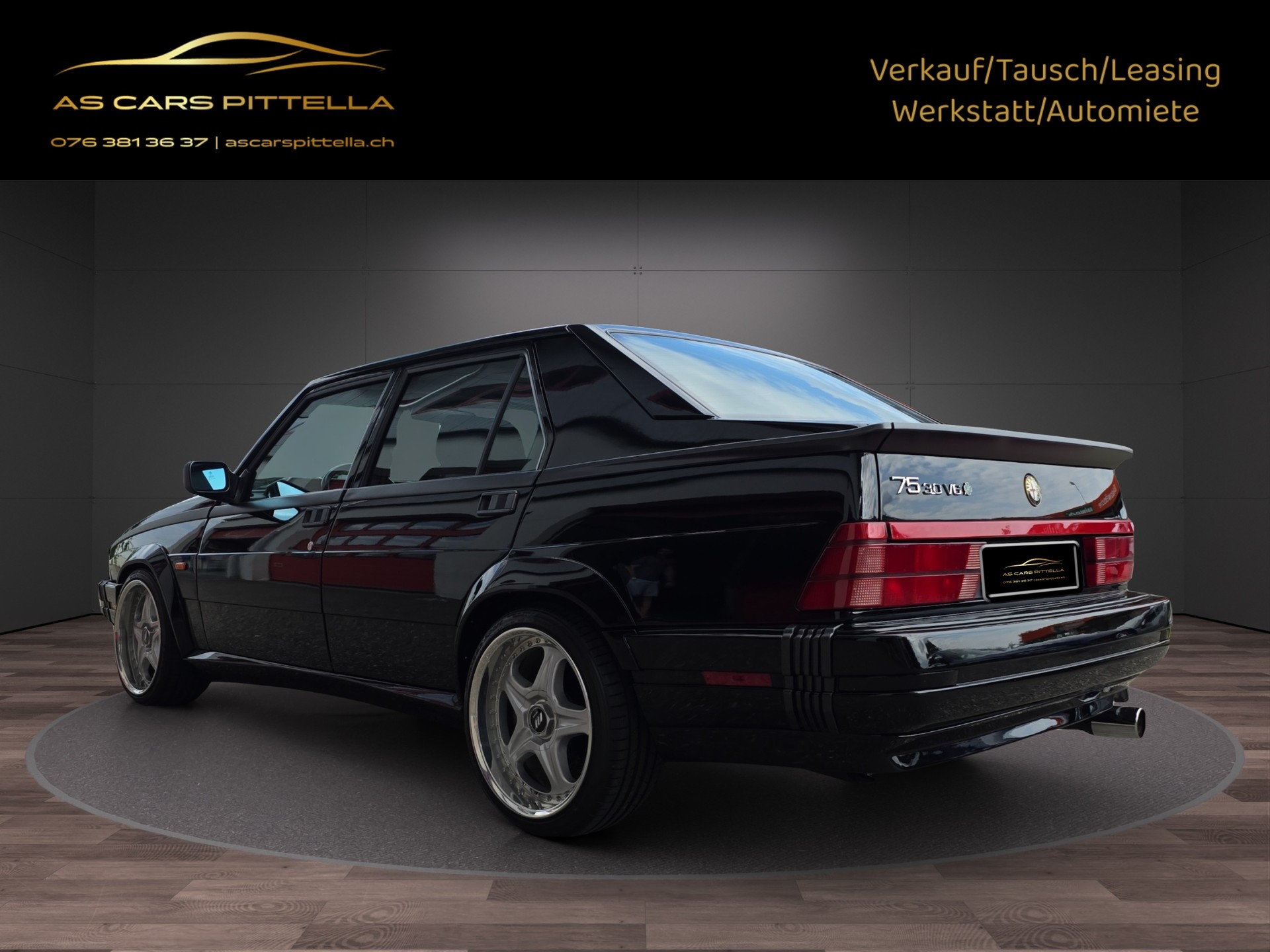 ALFA ROMEO 75 3.0 V6 Q Verde 192PS-image-3