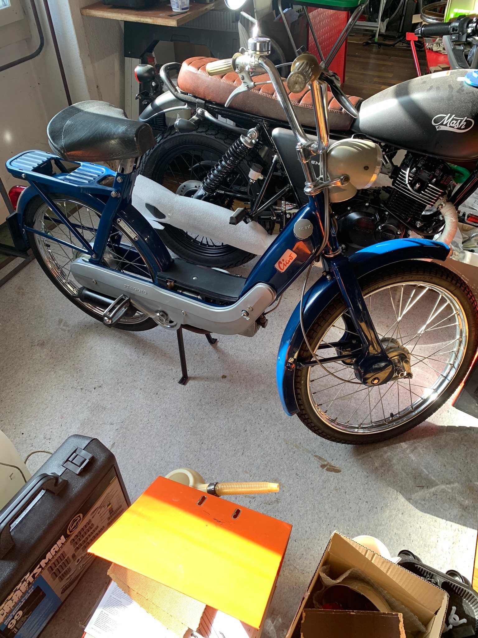 PIAGGIO Ciao C9 Blue Pavone (19 Zoll Räder) 1968-image-7
