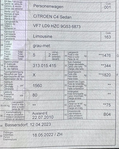 CITROEN C4 1.6 HDi | Fahrbereit | Diesel | Export/Bastler-image-18