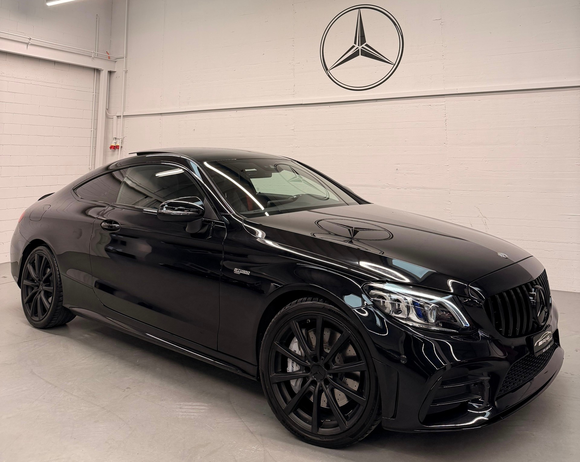 MERCEDES-BENZ C 43 AMG All Black Performance 4Matic 9G-tronic 2Jahre Garantie & Aktionsleasing ab 399.-