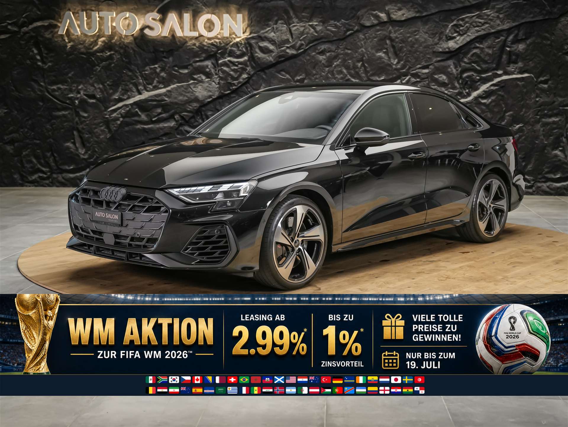 AUDI S3 Limousine TFSI quattro S-tronic *Facelift*Kamera*19" Felgen*ACC*