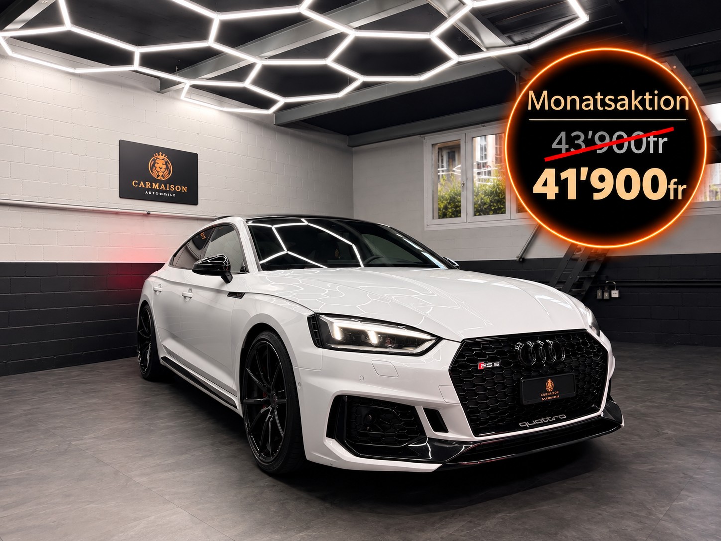 AUDI RS5 Sportback 2.9 TFSI quattro | Panoramadach | Bang&Olufsen | 360° Kamera | Head-Up | CH-Auto