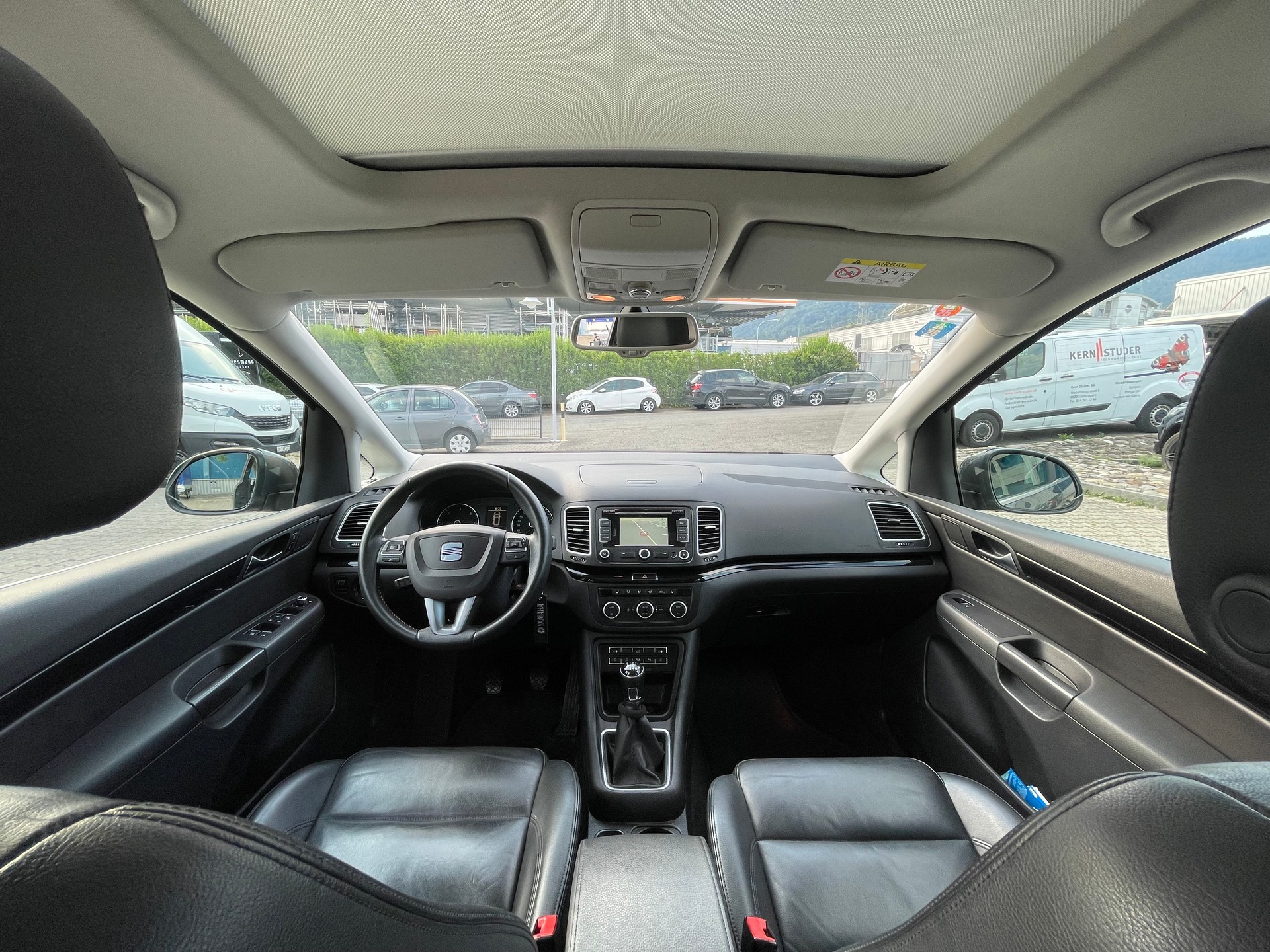 SEAT Alhambra 2.0 TDI Reference 4x4 * 7 Plätzer Airbag Lampe brennt *-image-12