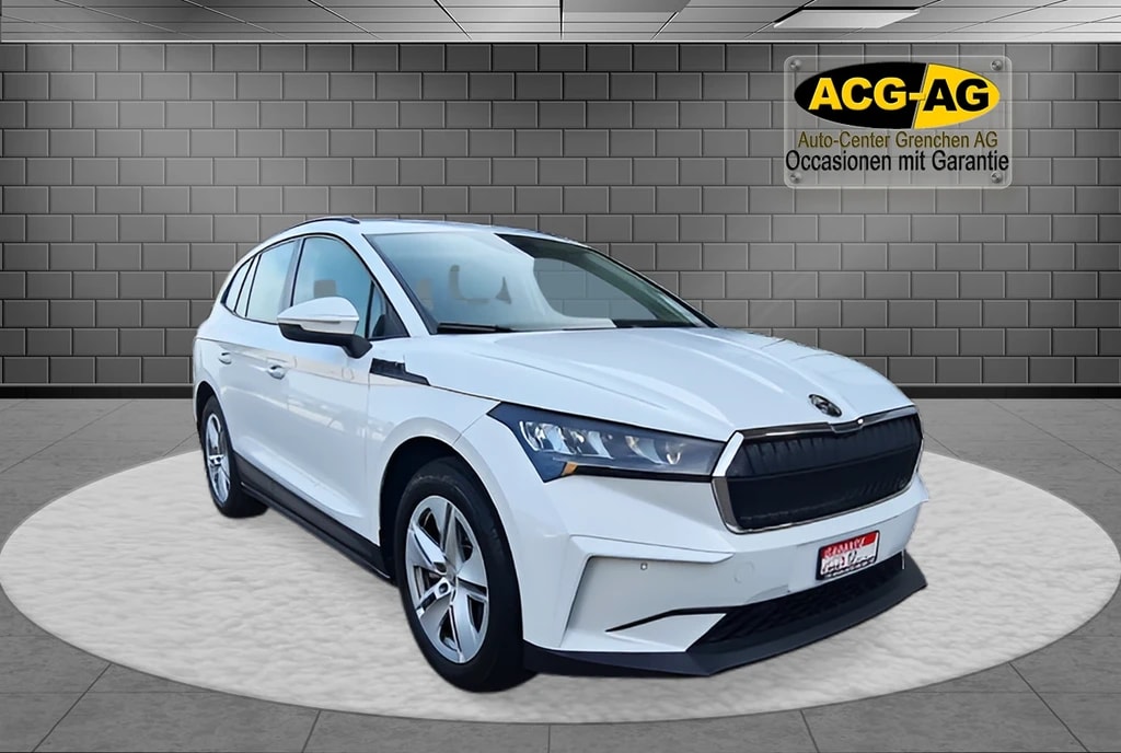 SKODA Enyaq iV 60 ** Teil-Leder ** 180 PS ** Paket Family Plus ** Paket Licht & Sicht ** SOH WERT 96.2% **