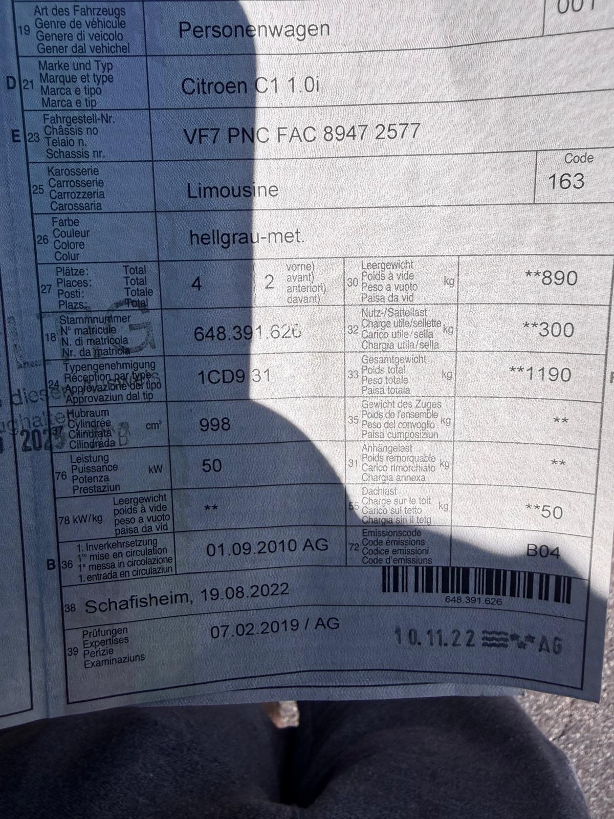 CITROEN C1 1.0i Edition-image-9