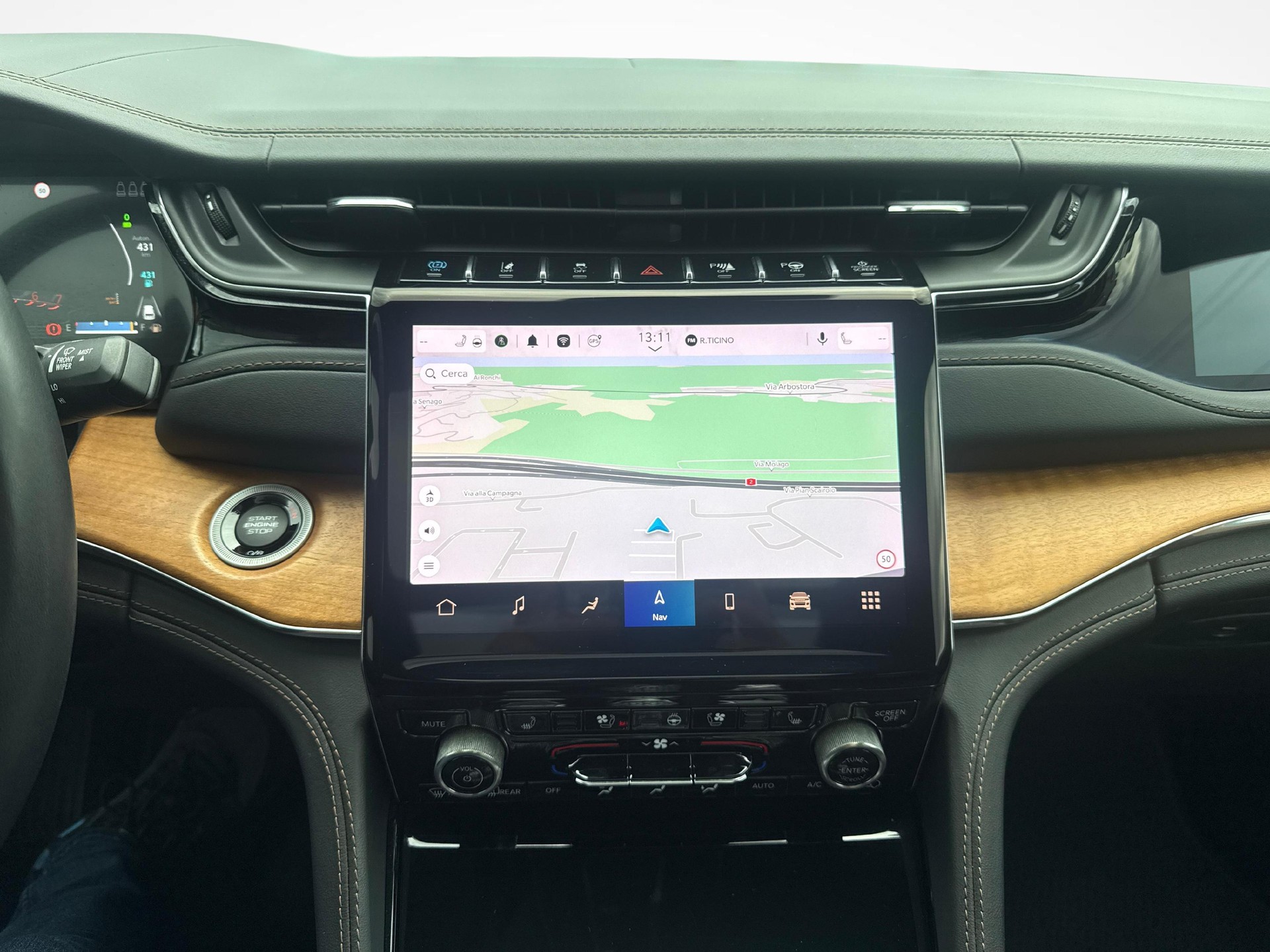 JEEP Grand Cherokee 2.0 Turbo Summit Reserve 4xe - Gancio traino amovibile e pneumatici invernali inclusi-image-14