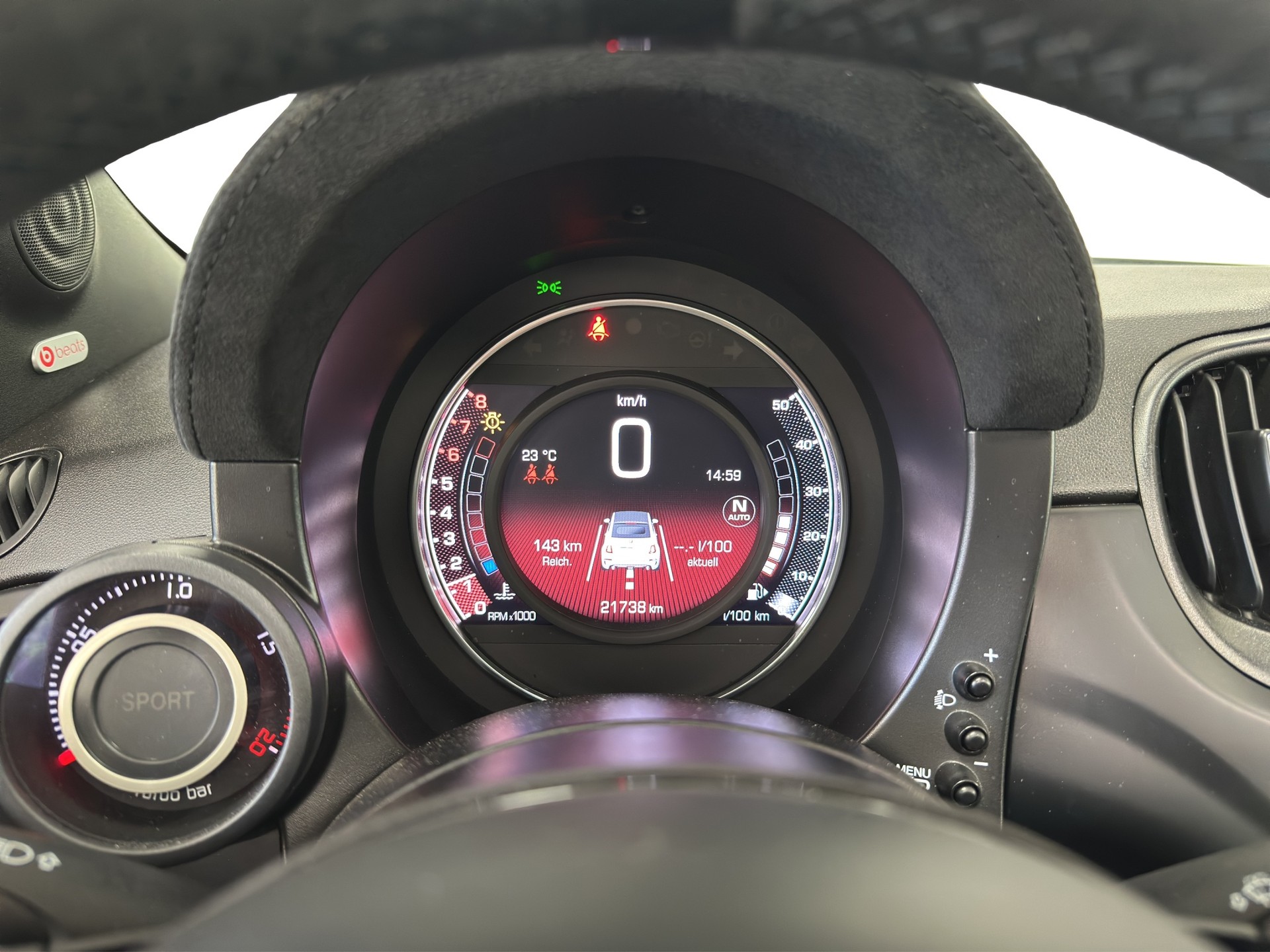 FIAT 695C 1.4 16V Turbo Abarth Competizione Dualogic-image-23