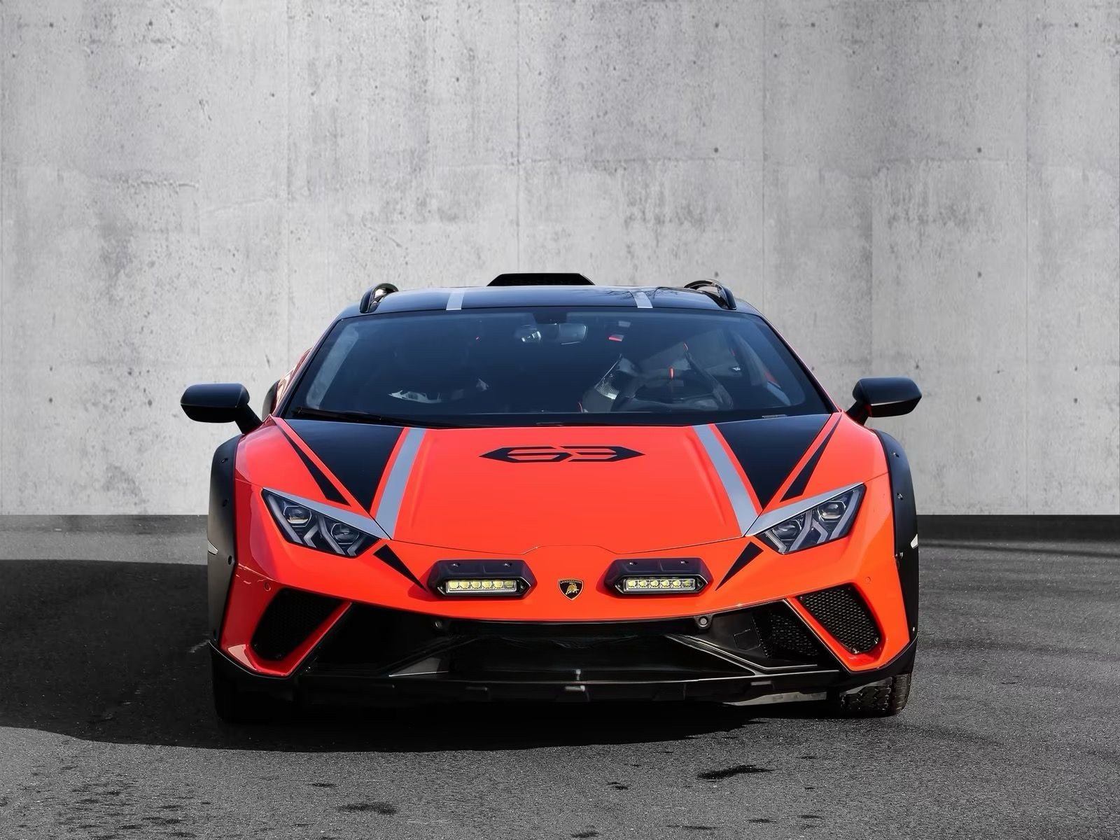 LAMBORGHINI Huracan Sterrato LP610-4 "Arancio Xanto", 1 / 1499" Original Lamborghini Garantie bis Feb 2028-showroom-element-2