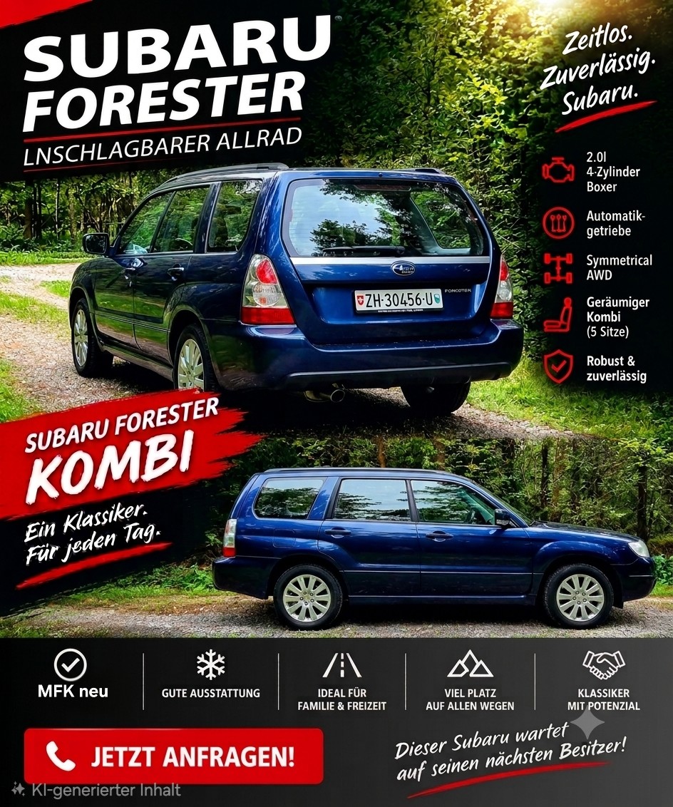 SUBARU Forester 2.0X Advantage