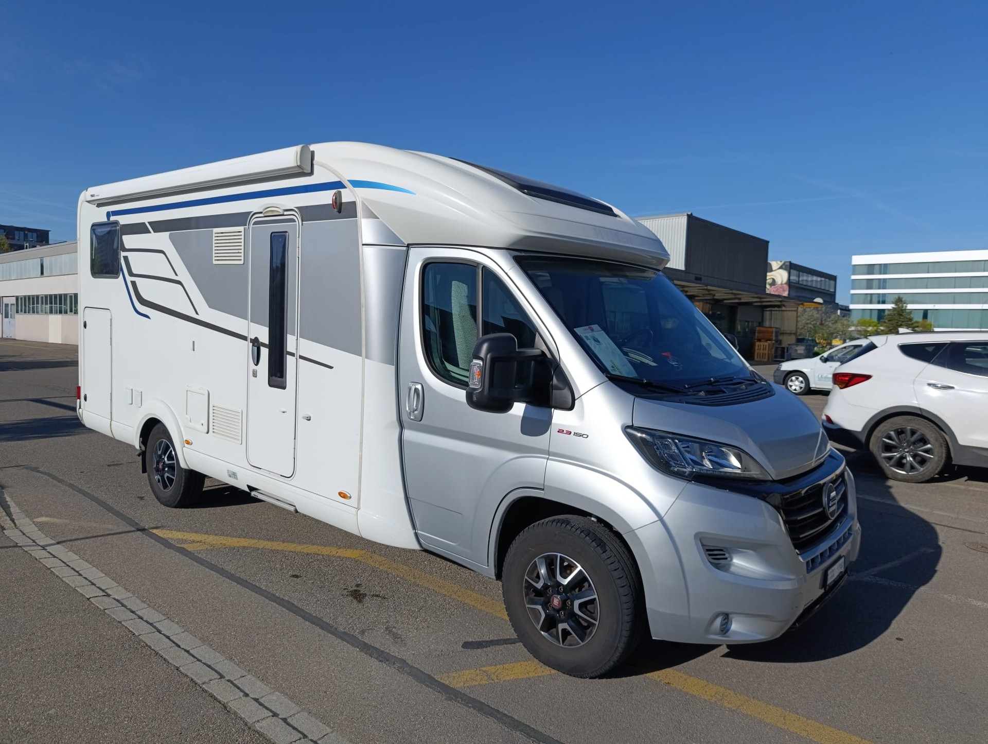 HYMER T578 GL***ein Versprechen für Qualität und Innovation***Bodenheizung**Solar**elektr sowie Gasheizung**Rückfahrkamera**