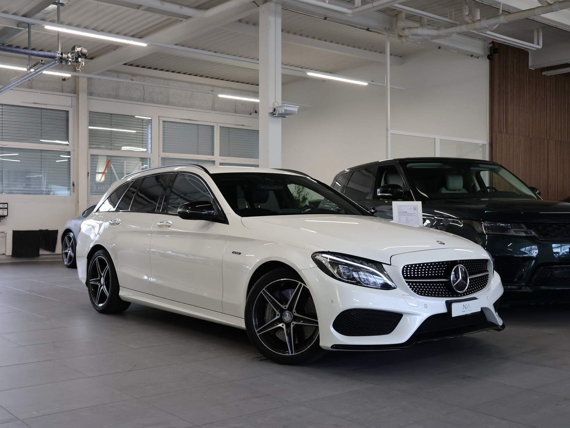 MERCEDES-BENZ C 450 AMG 4Matic 7G-Tronic *DIAMANT-WEISS BRIGHT LACKIERUNG *
