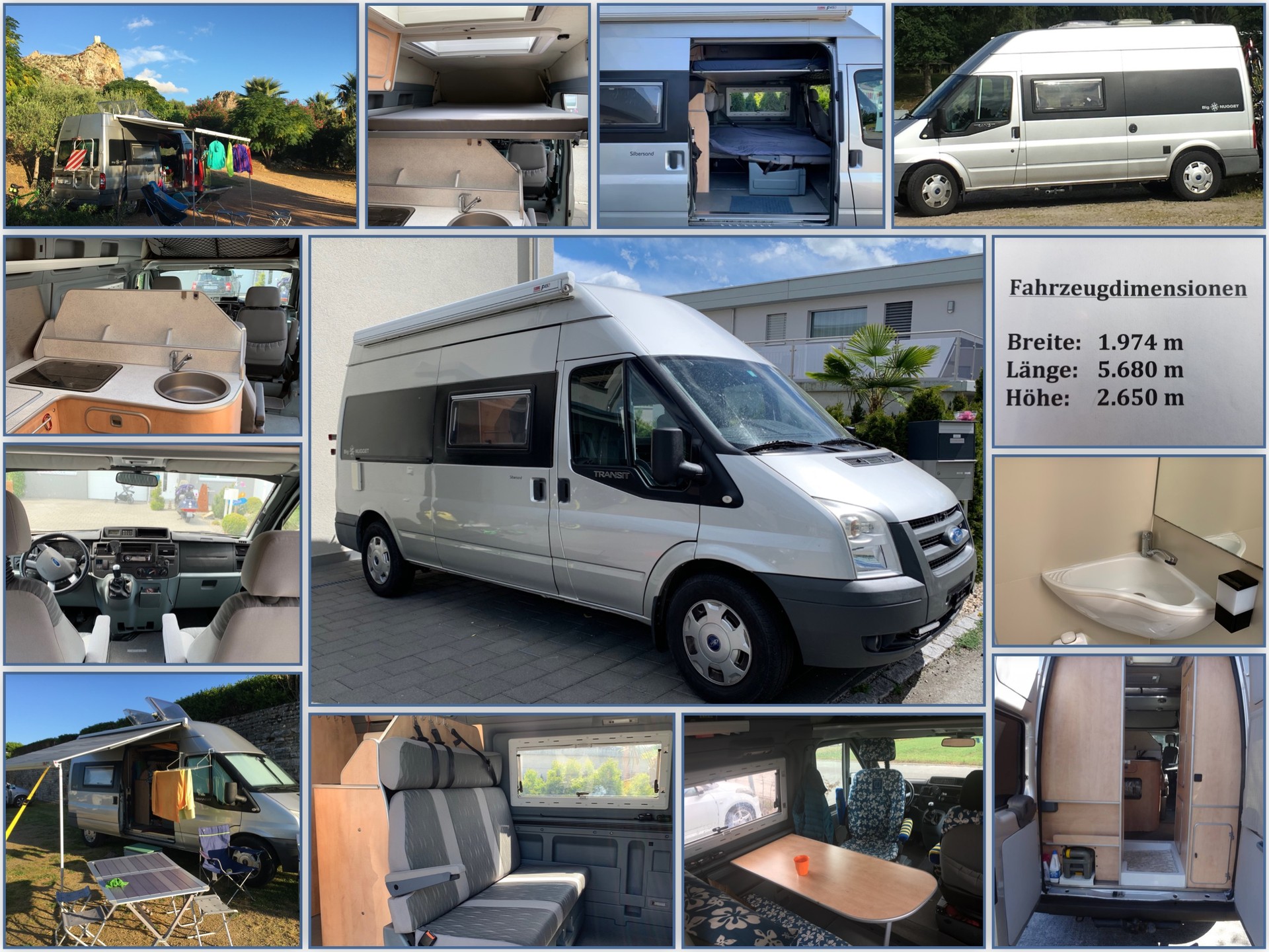 FORD Big Nugget Westfalia ab MFK 07.2026 / 4 Schlafplätze - Motor & Getriebe 12.2022 ersetzt