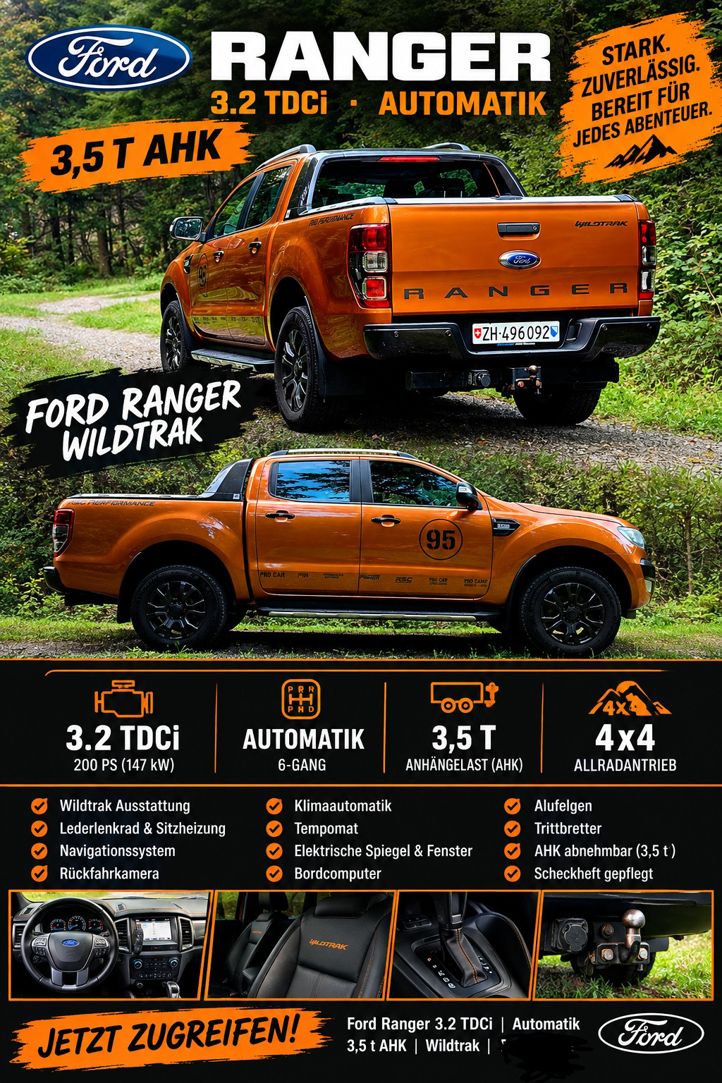 FORD Ranger Wildtrak 3.2 TDCi 4x4 A