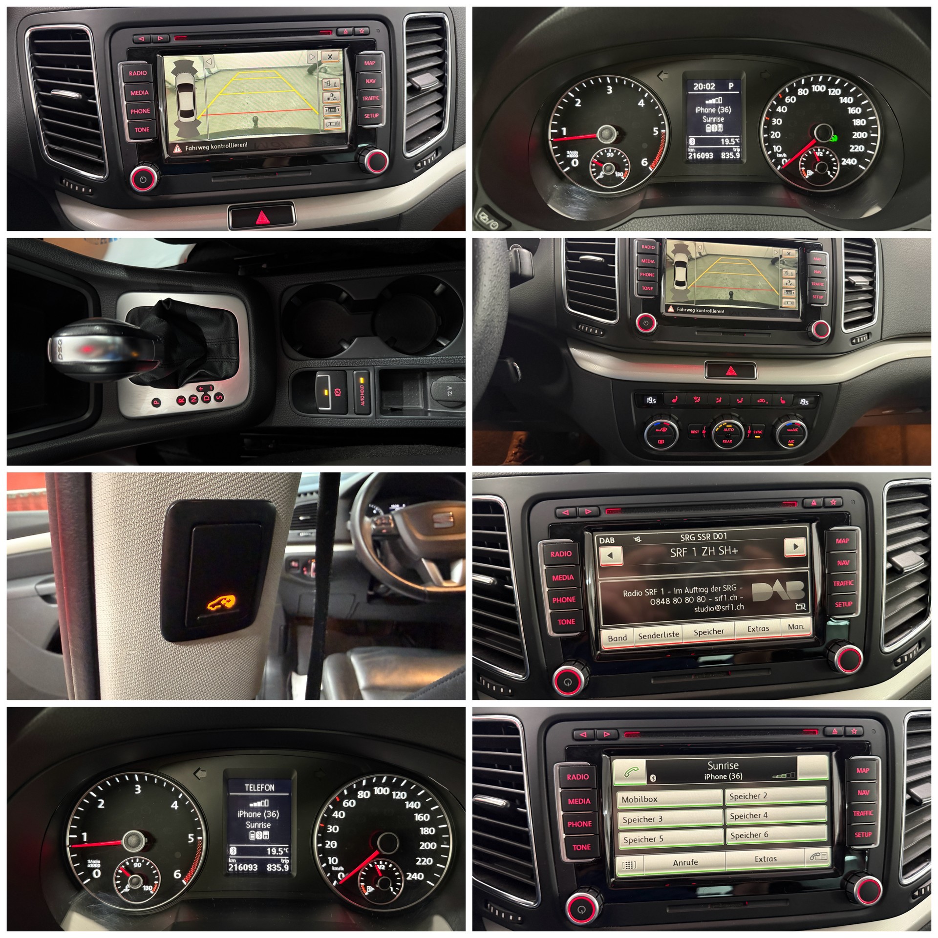 SEAT Alhambra 2.0 TDI Style Ecomotive DSG, frisch ab MFK, frisch ab Zahnriemen & Servic 7 Sitze, AHK 2.2T, Garantie, ES, SH, DAB u.vm-image-29