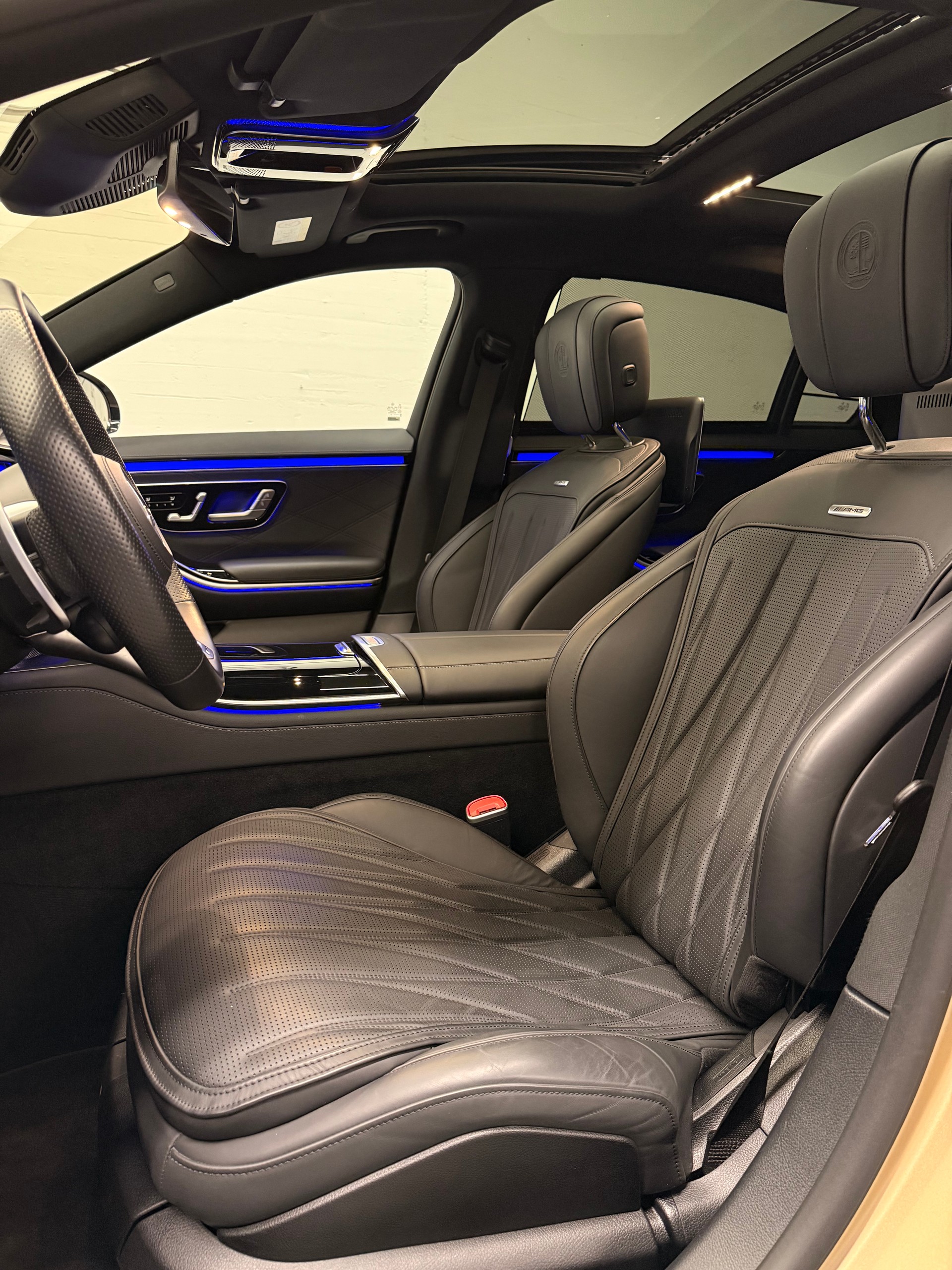MERCEDES-BENZ S 63 AMG Limited Gold Matt Black E Performance 4Matic 802PS Lang Version Einzelstück Vollausstattung Gratisservice und Garantie-image-12