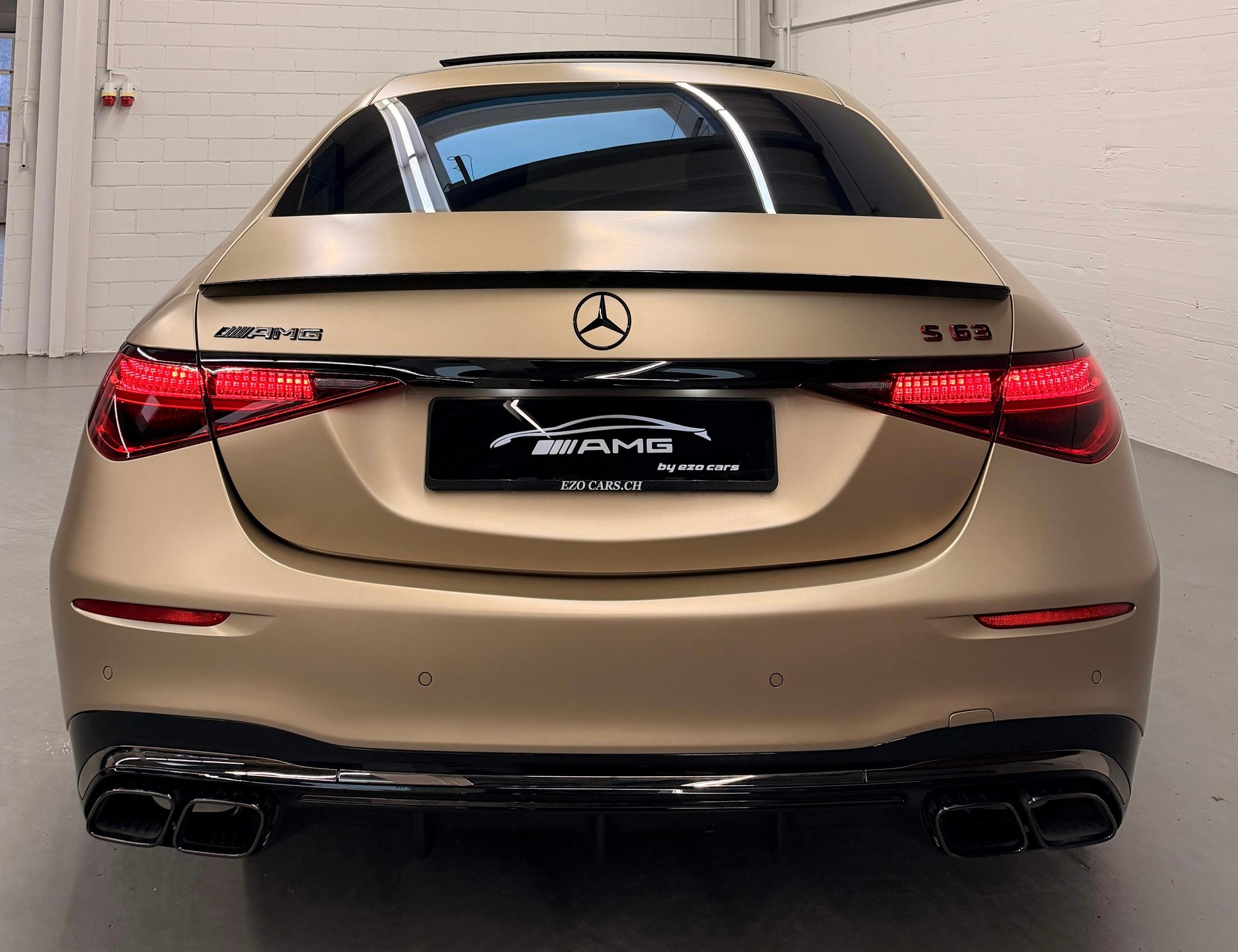 MERCEDES-BENZ S 63 AMG Limited Gold Matt Black E Performance 4Matic 802PS Lang Version Einzelstück Vollausstattung Gratisservice und Garantie-image-7