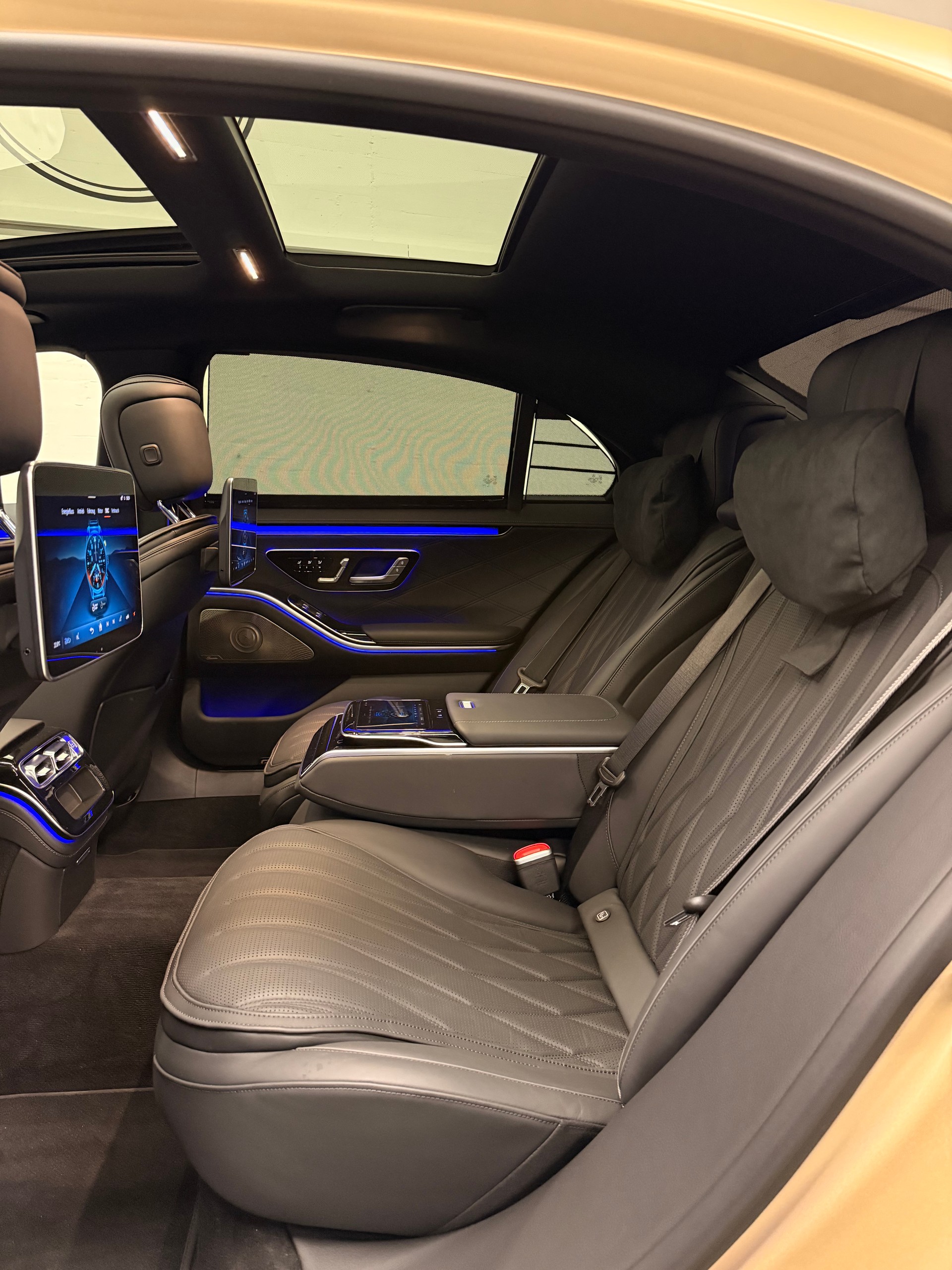 MERCEDES-BENZ S 63 AMG Limited Gold Matt Black E Performance 4Matic 802PS Lang Version Einzelstück Vollausstattung Gratisservice und Garantie-image-15