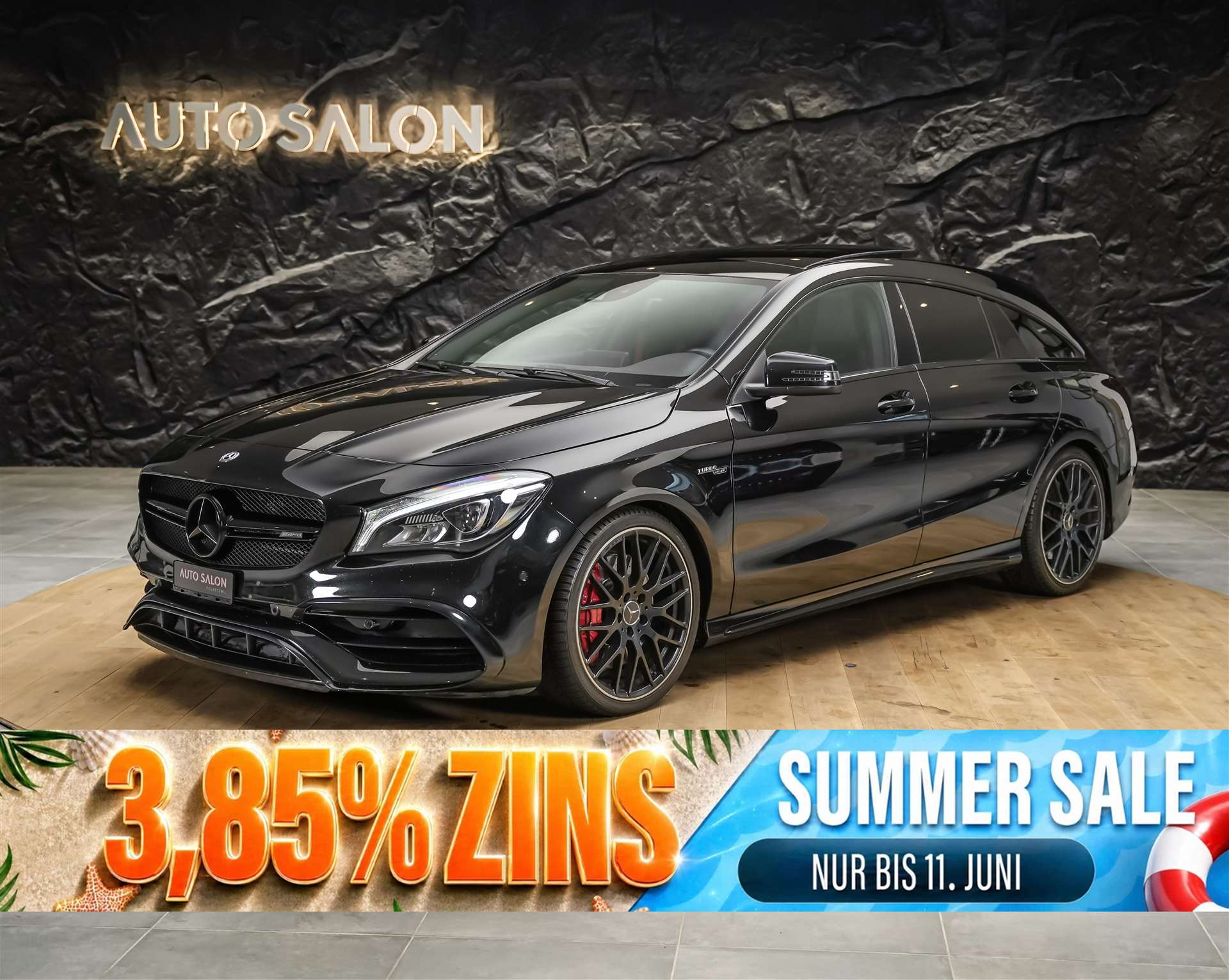 MERCEDES-BENZ CLA Shooting Brake 45 AMG 4Matic Speedshift *Facelift*Panorama*Sitzheizung*