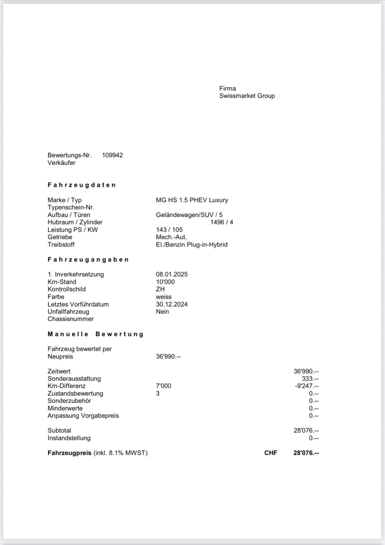 MG HS PHEV Luxury (inkl. allen Optionen)-image-9