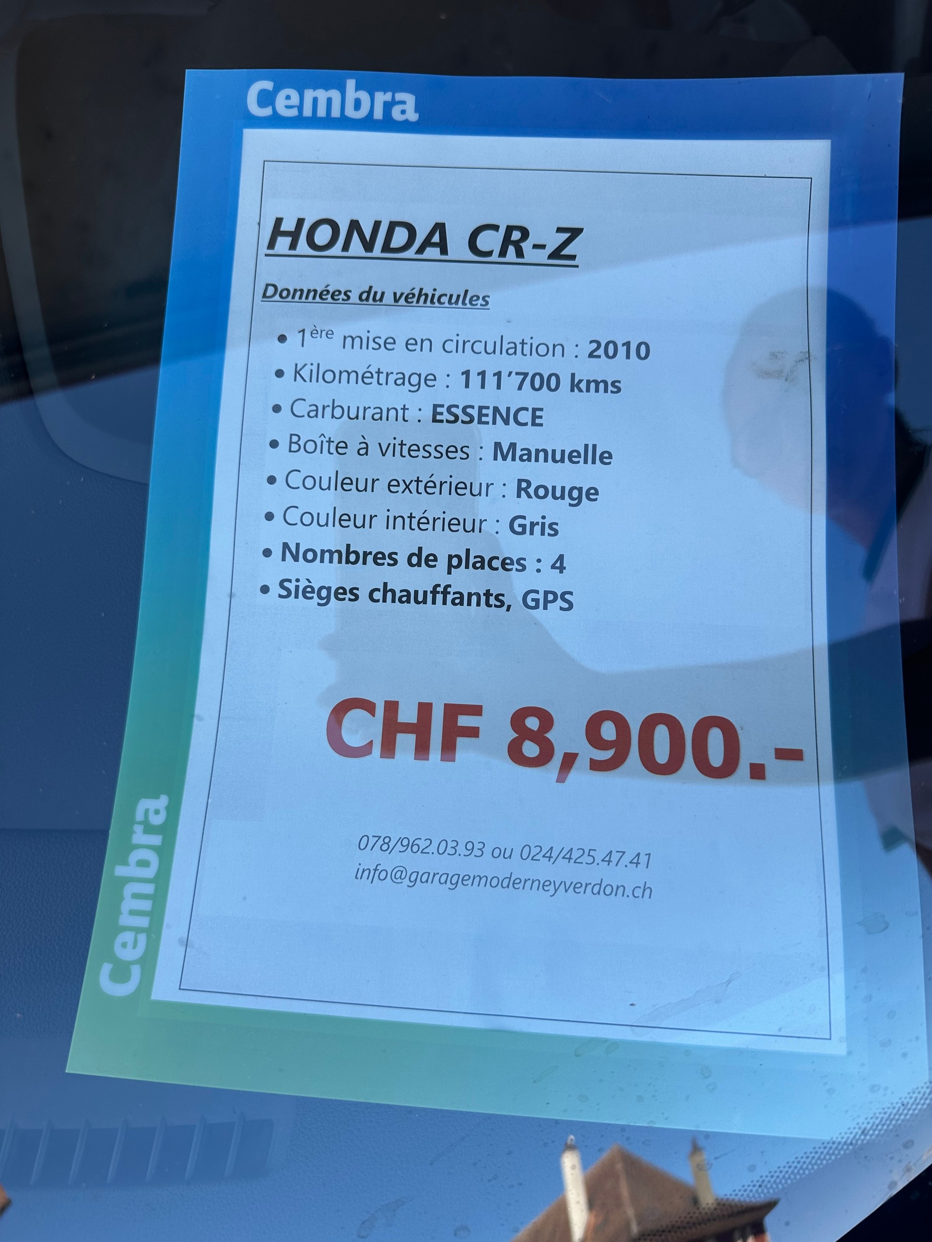 HONDA CR-Z 1.5i Hybrid Sport-image-6